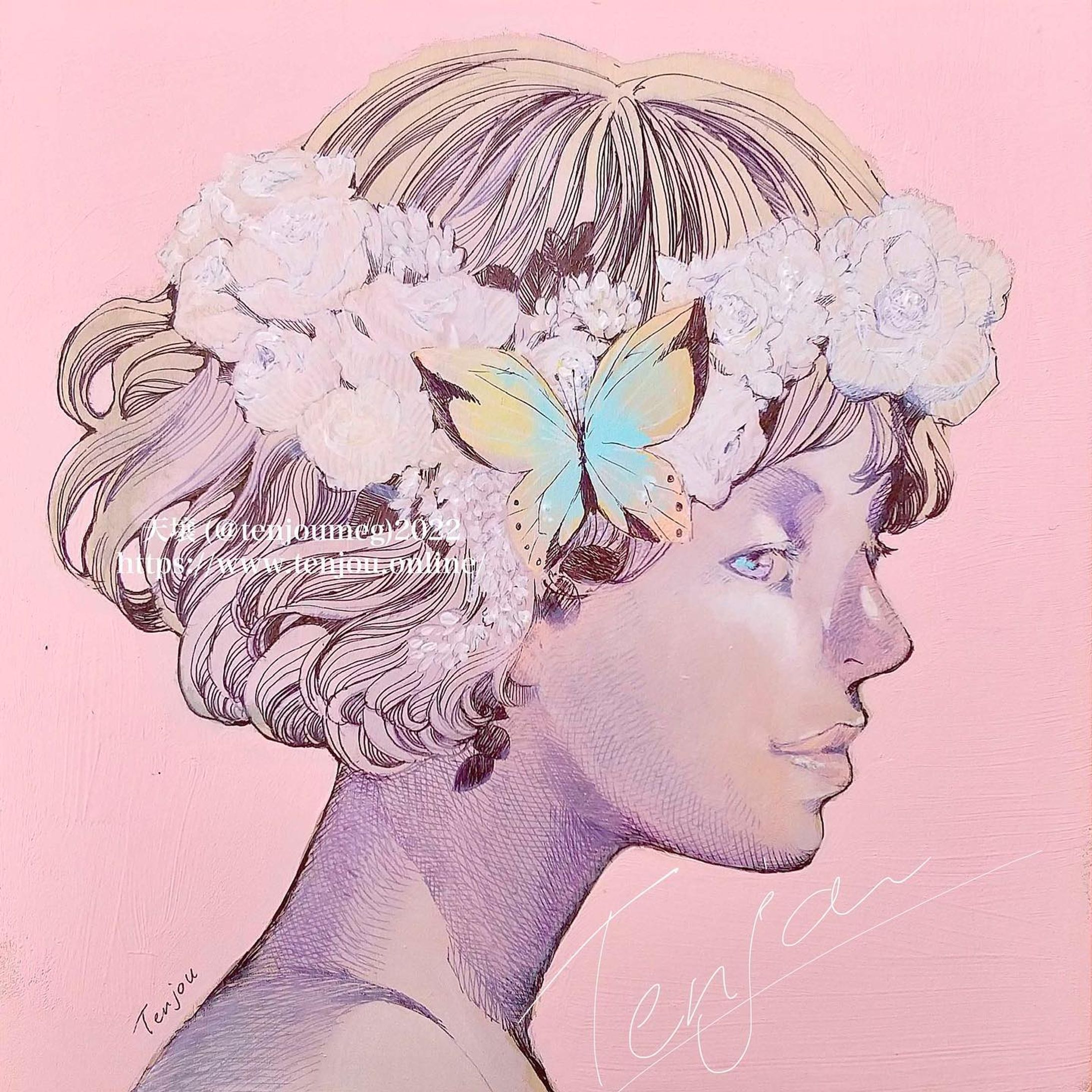 原画「Pink」-1