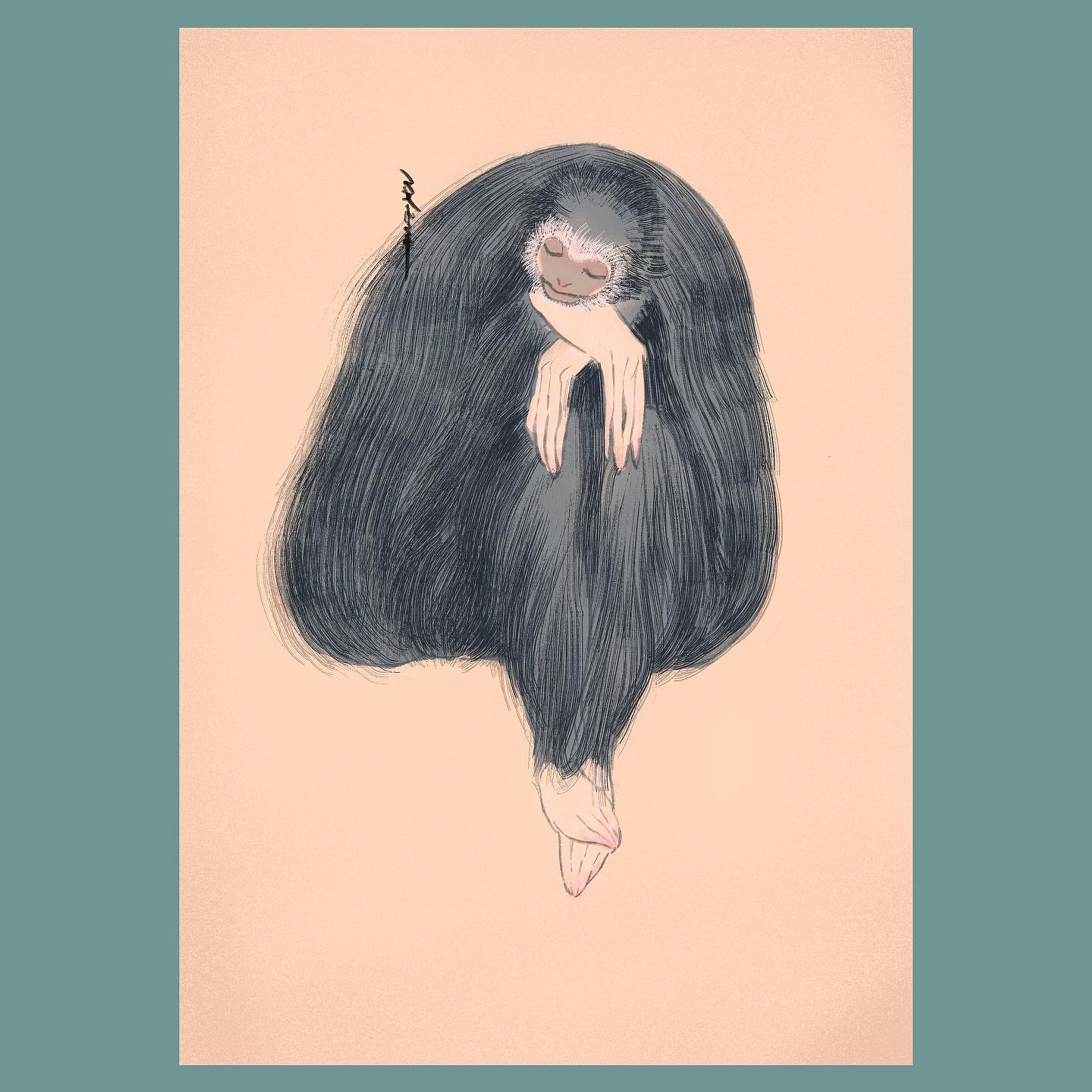 睡る

#illustration #graphicdesign #art #design #sketch #drawing #artwork  #drawing #illustrationart #procreate #monkey #猿 #🐒-1