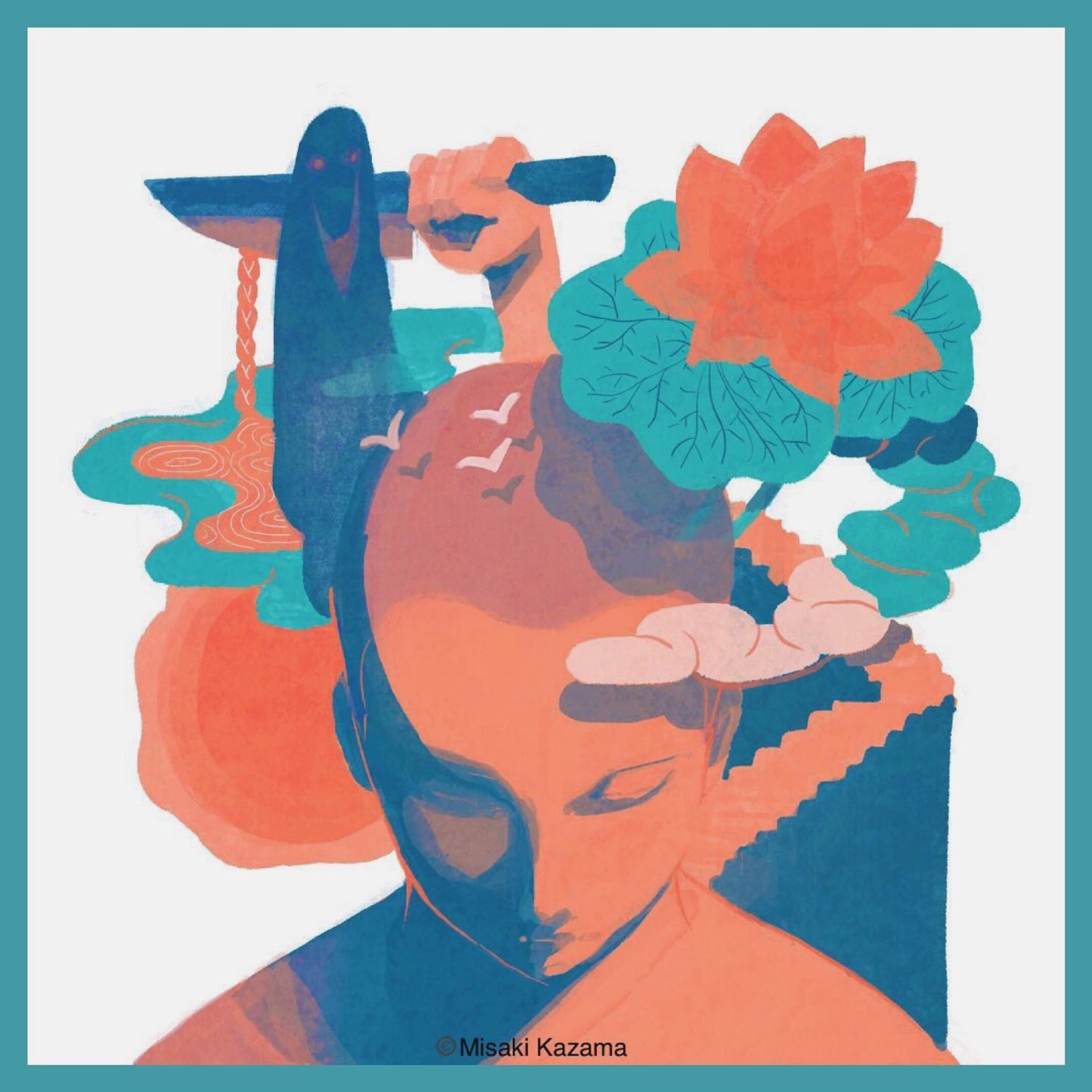 睡

#illustration #art #artwork #sketch #drawing #flower #lotus  #sleep #일러스트  #드로잉 #插图-1