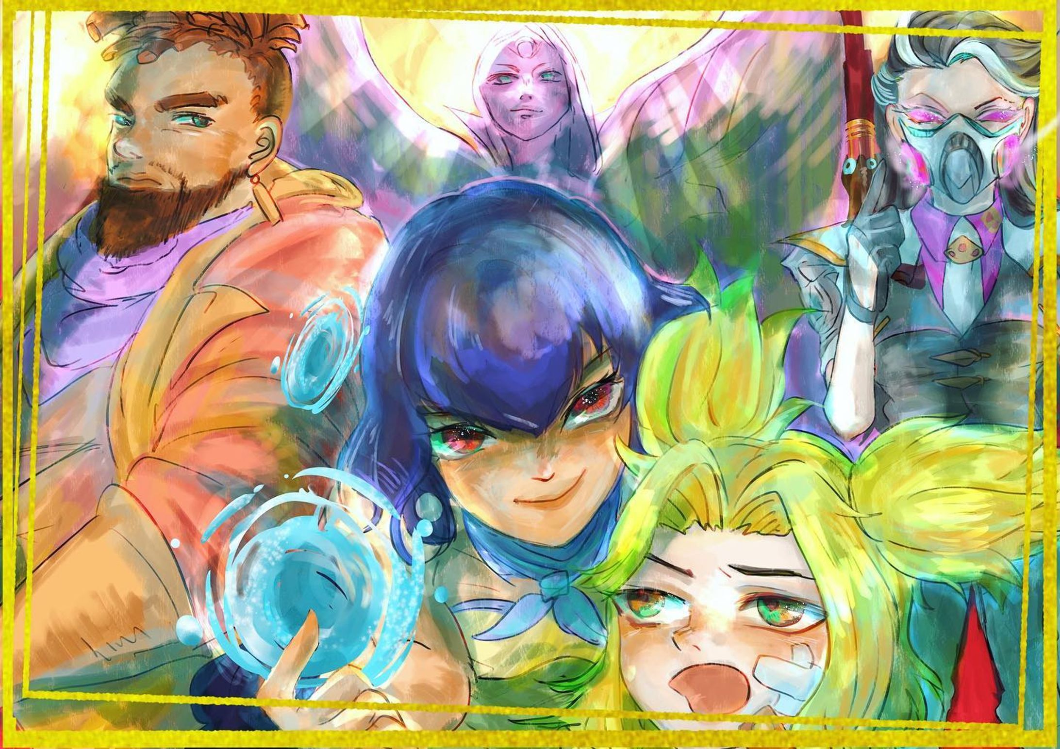 Lol 2022 characters !! Lol今年特に楽しかった🙂

#lol #league #leagueoflegends #riotgames #zeri #nila #vervez #kasante #renata　#artoflegends 
#clipstudiopaint
#ilustración #digital #digitaldrawing #original #art #colorful #drawing #painting #dibujo #иллюстрация #イラスト#digitalpainting #digitalart #illustration #fanart #dibujodigital #instaart #procreate #ipad-1