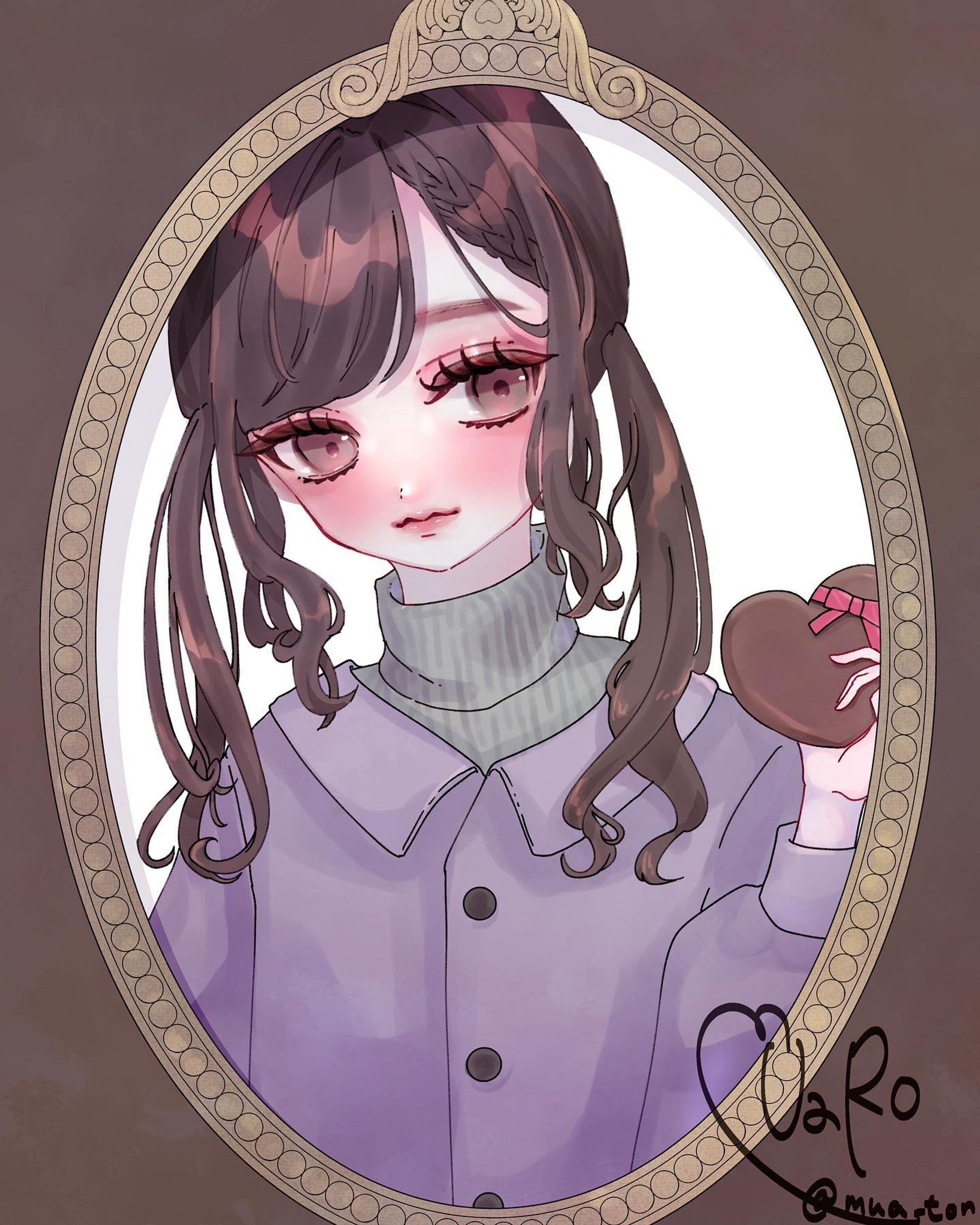 💗🍫

#イラスト #illust #イラストレーション #illustration #イラストグラム #絵 #art #artwork #illustrator #draw #drawing #painting #girl #女の子 #オリジナル #original-1