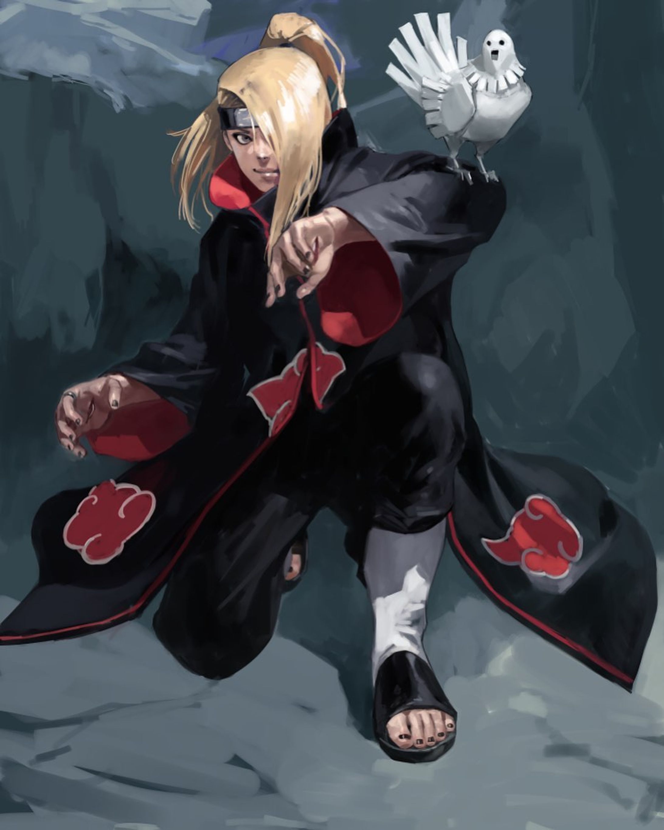 ナルト　ファンアート
デイダラ

#illustration #art #drawing #fanart #naruto #deidara #ファンアート #ナルト #デイダラ-1