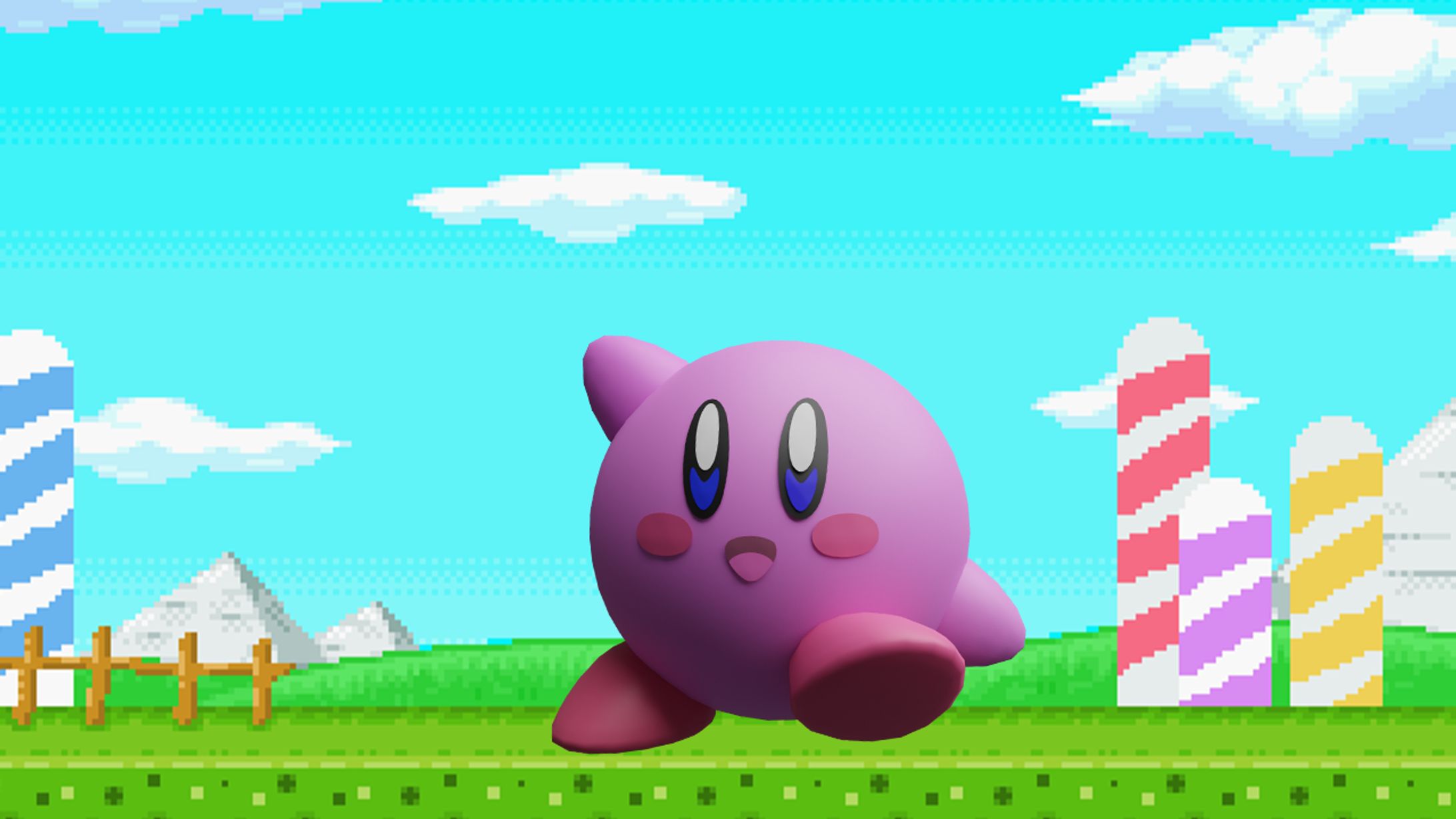 カービィモデリング　blender-1
