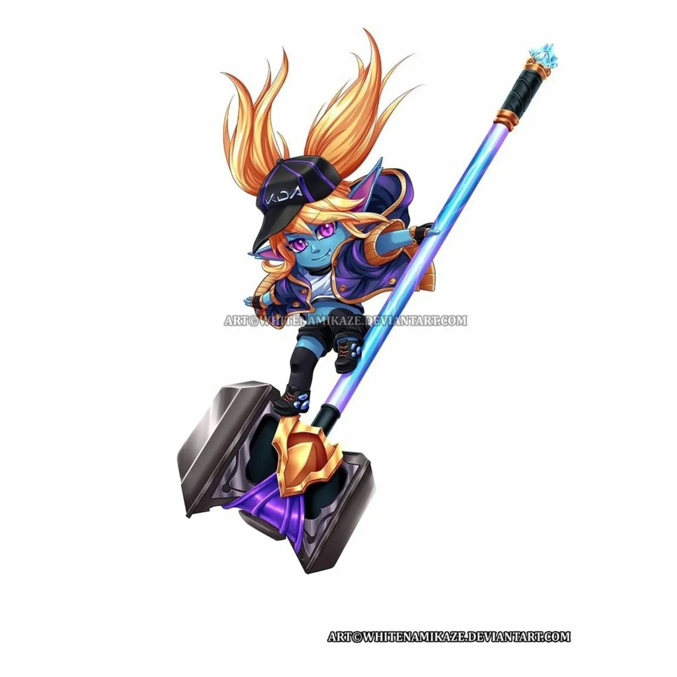 Commission for a3208

Poppy, Keeper of the Hammer From League of Legends
wearing a cool outfit inspired from K/DA outfit :D

DeviantArt : http://fav.me/888371752

Pixiv : https://www.pixiv.net/en/artworks/91871400

COMMISSION OPEN : http://fav.me/d8qyc2q

#Digital2D #Illustration #AnimeManga #CharacterDesign #Anime #digital #commissionopen #whitenamikaze #art #Hammer #Poppy #LOL #LeagueofLegends #chibi #cute #moe #twintail #blonde #effect #glowing #fantasy-1