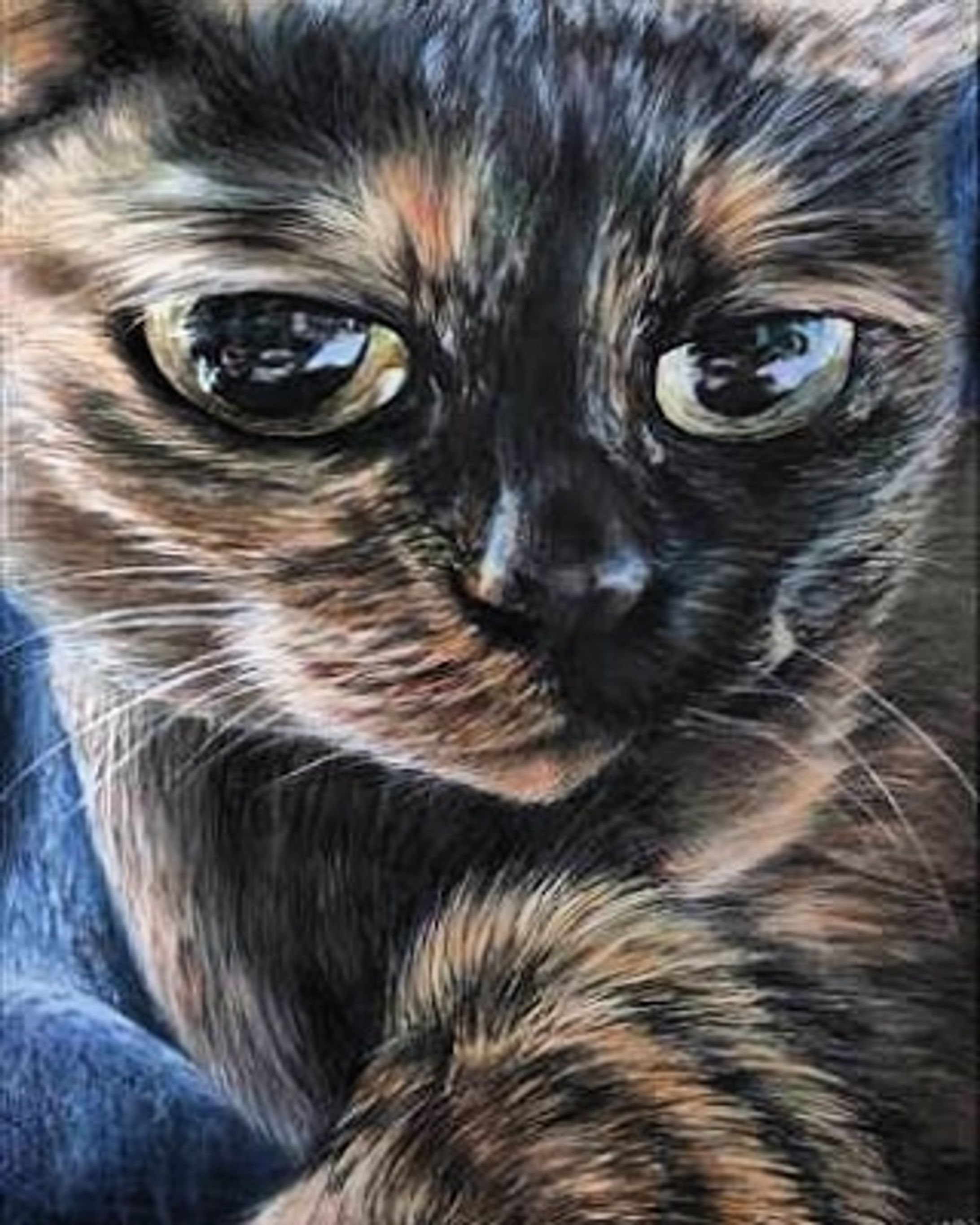 「物思いに更ける猫」です。F50, 1168× 910mm
2016年に描いたやつです。第40回記念新日美展 （東京都美術館）に出展しました。 #新日本美術協会展  #猫  #catstagram #petstagram #instacat #meow  #cats  #catlife #catlove  #animal #cute  #picture #colorpencil #pencil
#絵 #illust #illustration  #draw #drawing  #instaart #art #artgram #artwork #artist  #手書き
#芸術 #アート #絵画 #色鉛筆 #動物-1