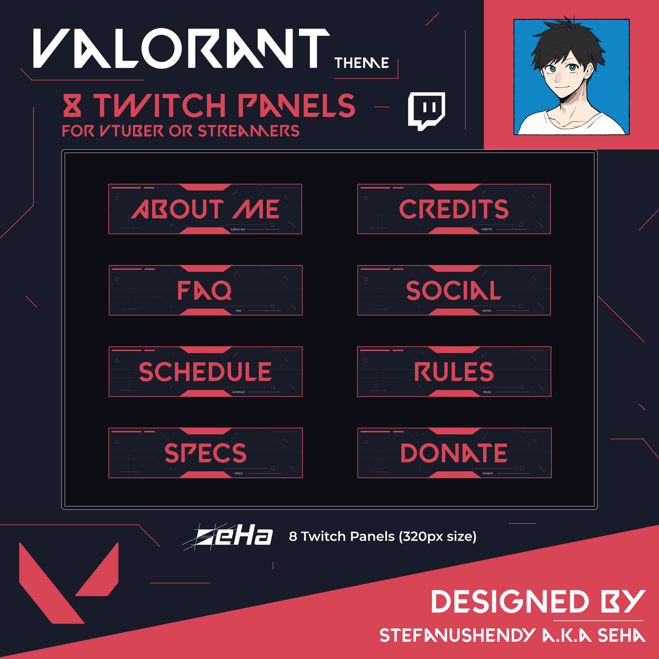 [FREE ko-fi] Valorant Twitch Panels-1