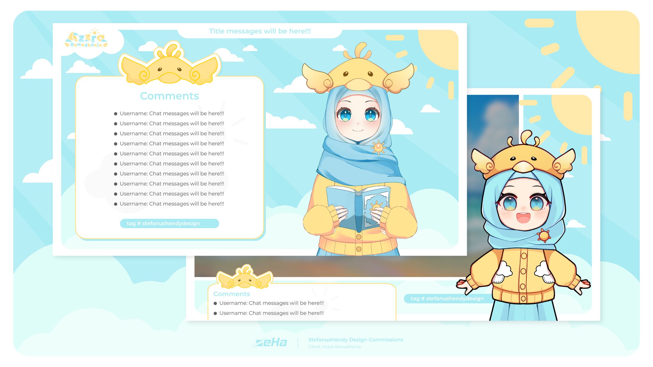 Overlay Azzra Ramadhania (Chat & Gaming)-1