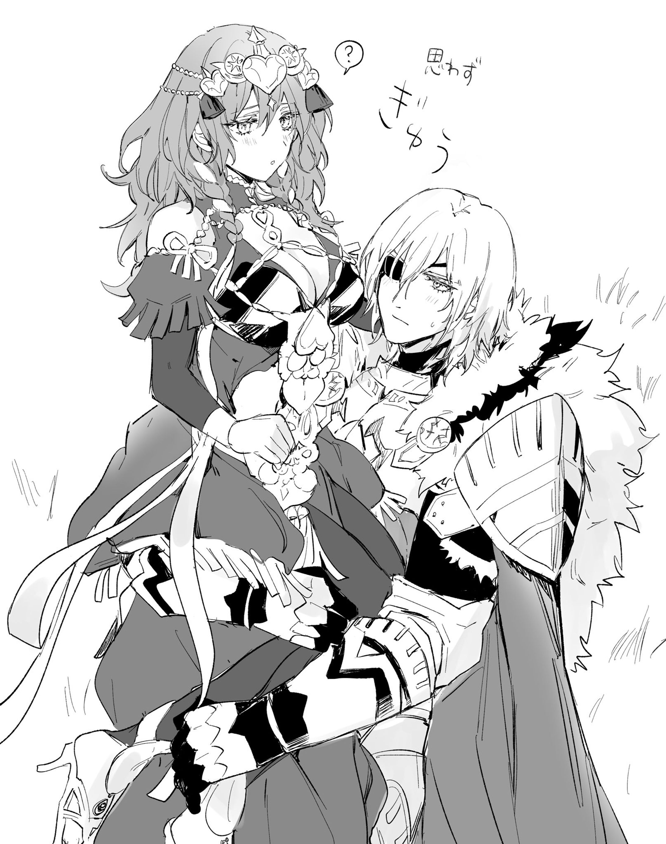 白黒絵まとめ　ファンアート-1