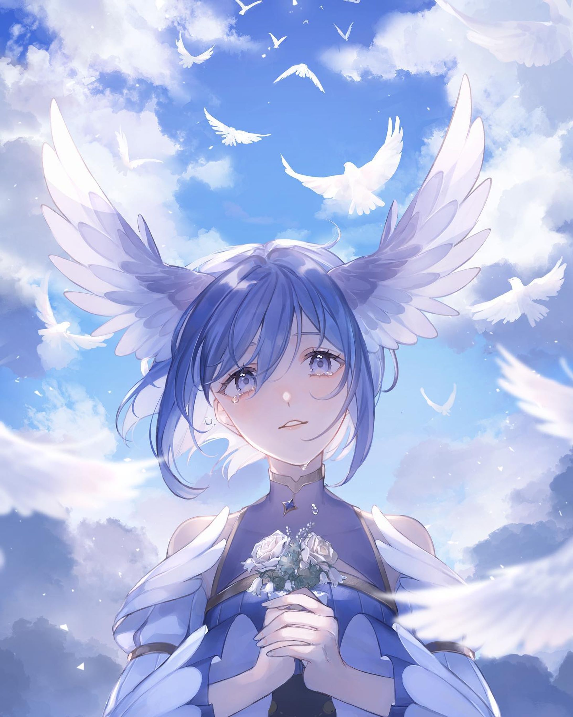 ·̩͙꒰ঌ OC / Rem ໒꒱·̩͙
『生まれてきてくれて、ありがとう』
うちの子の誕生日に描きました‧✧̣̥̇‧
𓐄 𓐄 𓐄 𓐄 𓐄 𓐄 𓐄 𓐄 𓐄 𓐄 𓐄 𓐄 𓐄 𓐄 𓐄 𓐄 𓐄 𓐄 𓐄 𓐄 𓐄 𓐄 𓐄

#創作 #創作イラスト #オリジナルイラスト #イラスト #いらすとぐらむ #イラストグラム #絵描きさんと繋がりたい #うちの子イラスト  #オリジナルキャラ #創作キャラ #羽根 #鳩 #青空 #illustration #clipstudiopaint #oc #ocartwork #ocdrawing #ocart #originalcharacter #pigeon-1