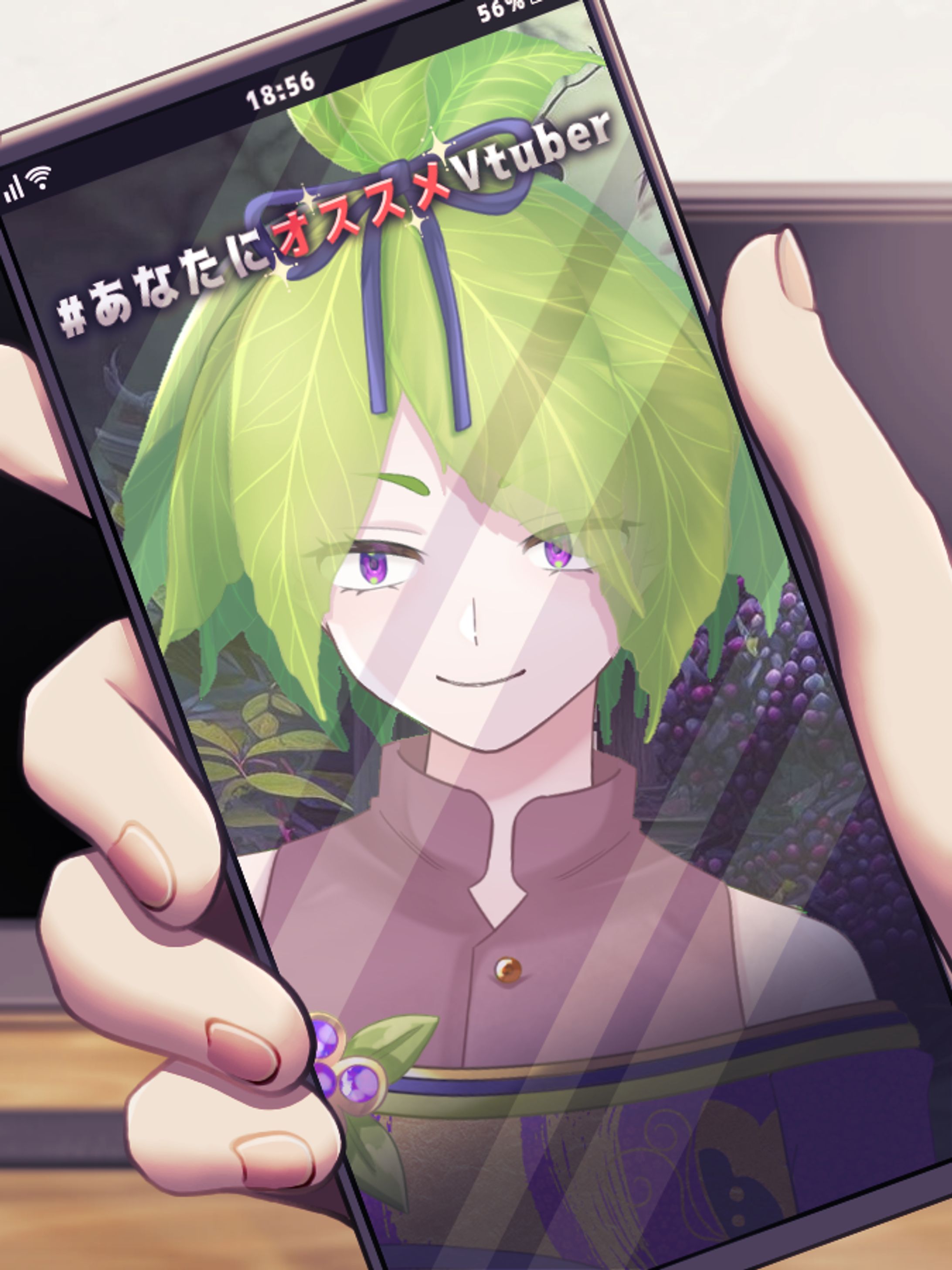「#あなたにオススメVtuber」Vtuber用フリー素材-1