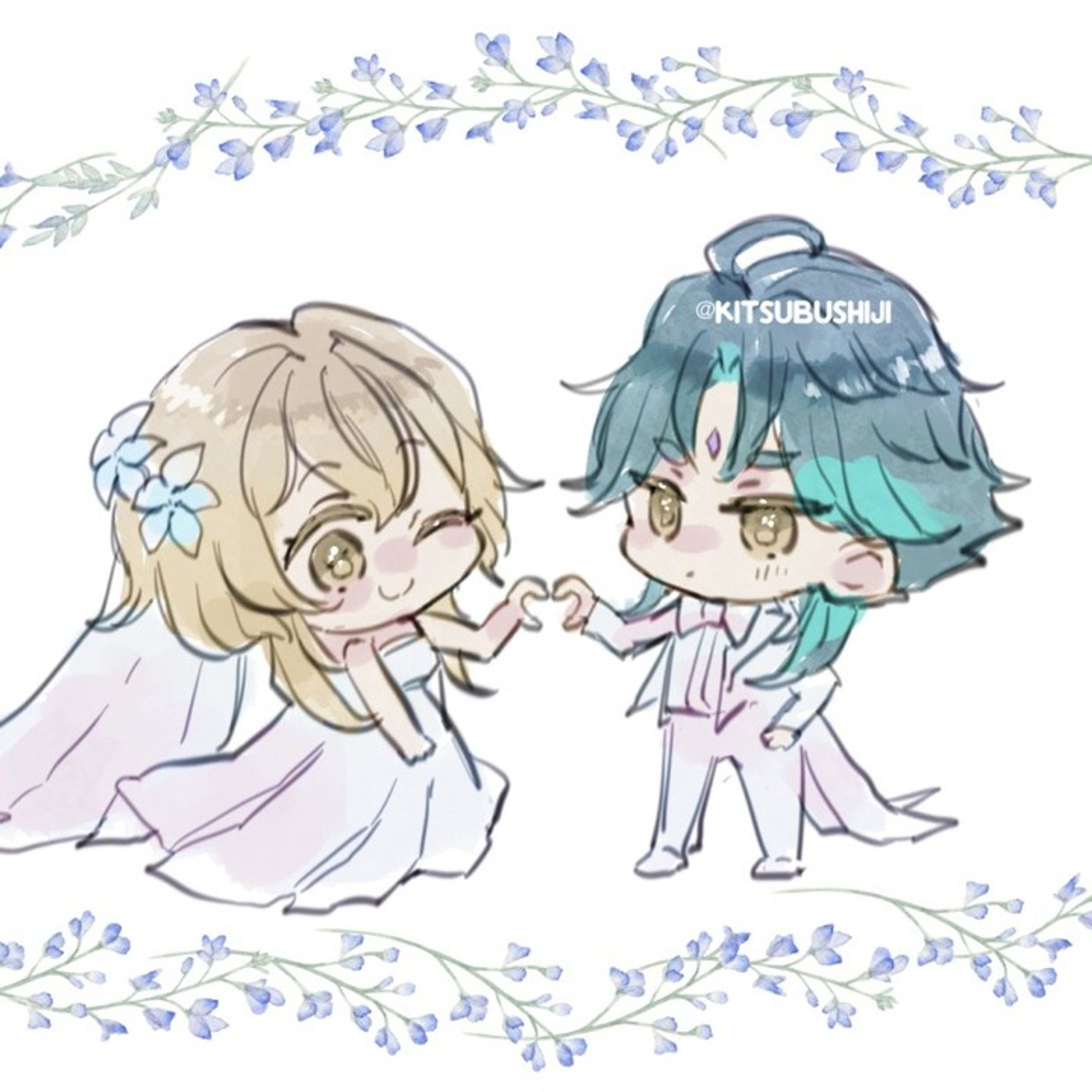 𝓗𝓪𝓹𝓹𝔂 𝔀𝓮𝓭𝓭𝓲𝓷𝓰🎉

#魈蛍 #xiaolumi #lumine #xiao 
#luminegenshinimpact #xiaogenshinimpact 
#genshinimpactfanart #genshinimpact
#xiaoxlumine-1