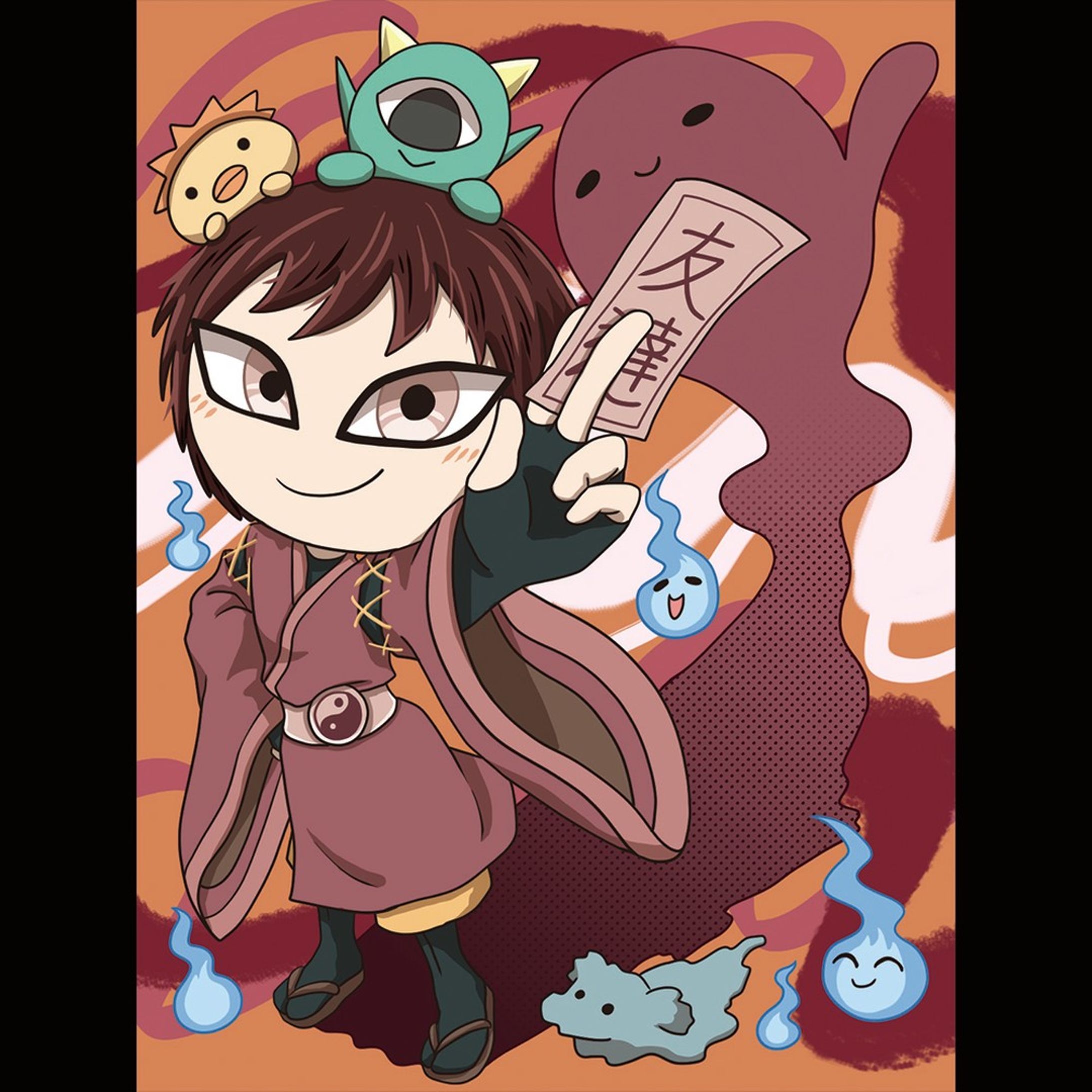 なんかちょっとツッコミどころのある中二病くんの妄想
#kimono #illustration #boy #digitalart #イラスト #originalcharacter #youkai #monster #妖怪 #おばけ #ghost-1