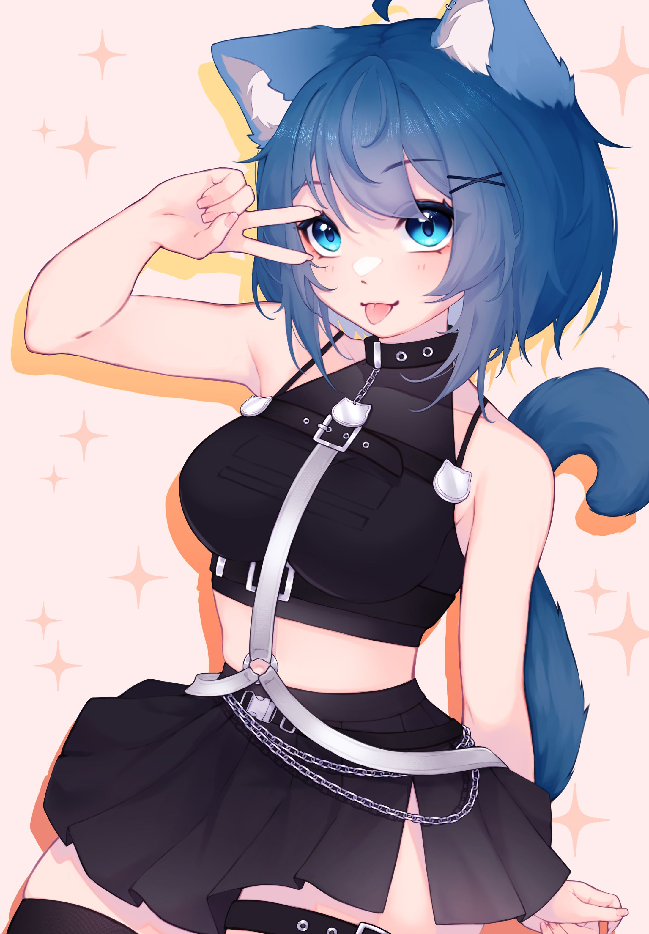 Illustration commission for TsunamiCatVT-1