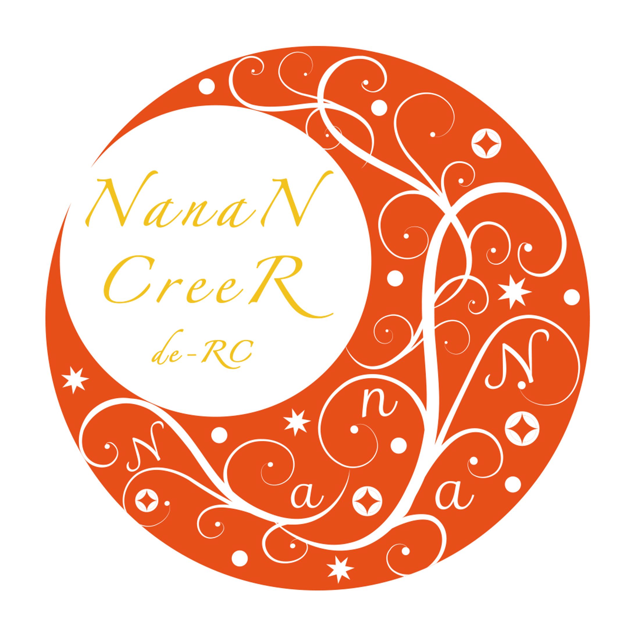 NanaN-CreeR de-RC　logo / logo type-1