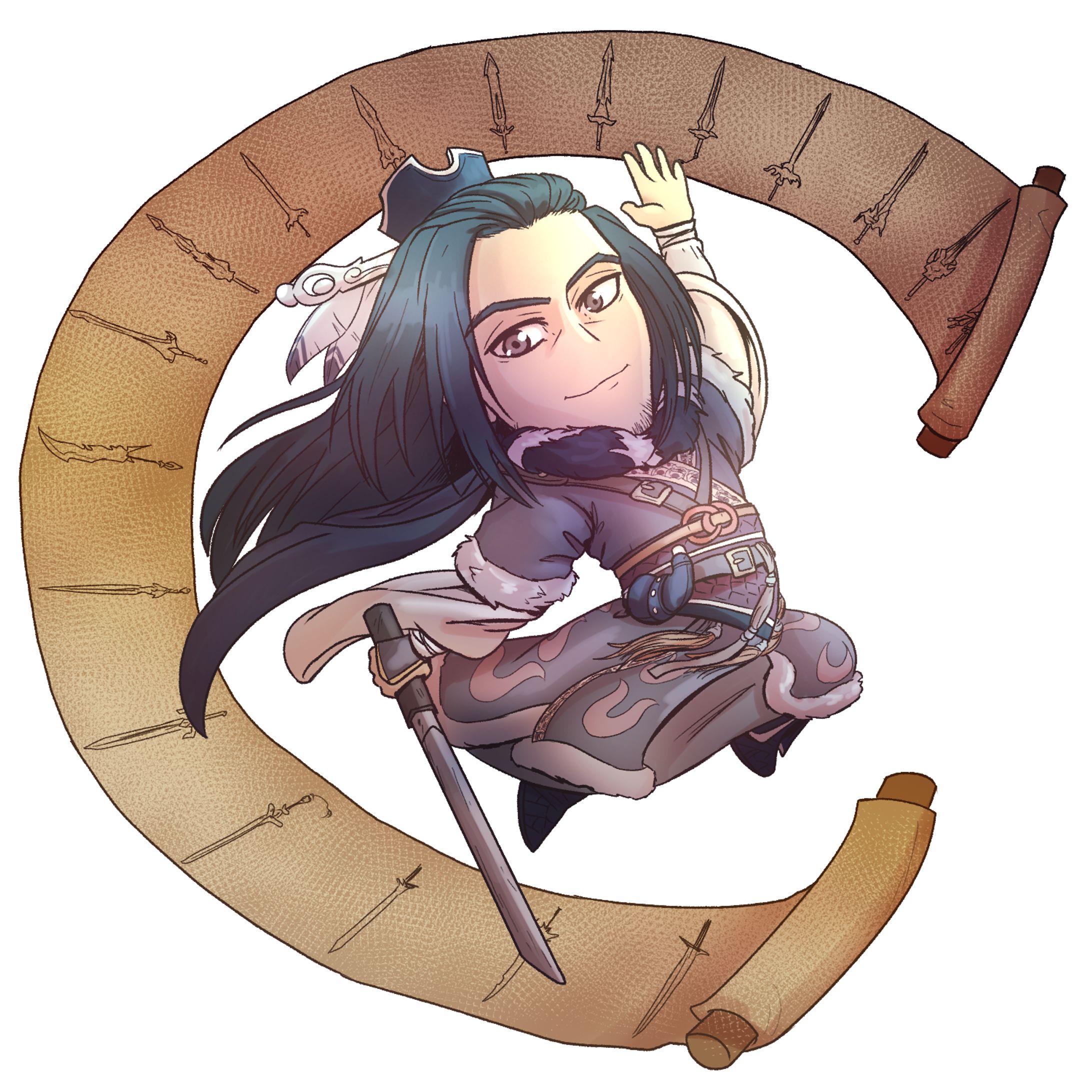 Commission: Thunderbolt Fantasy Chibis-1