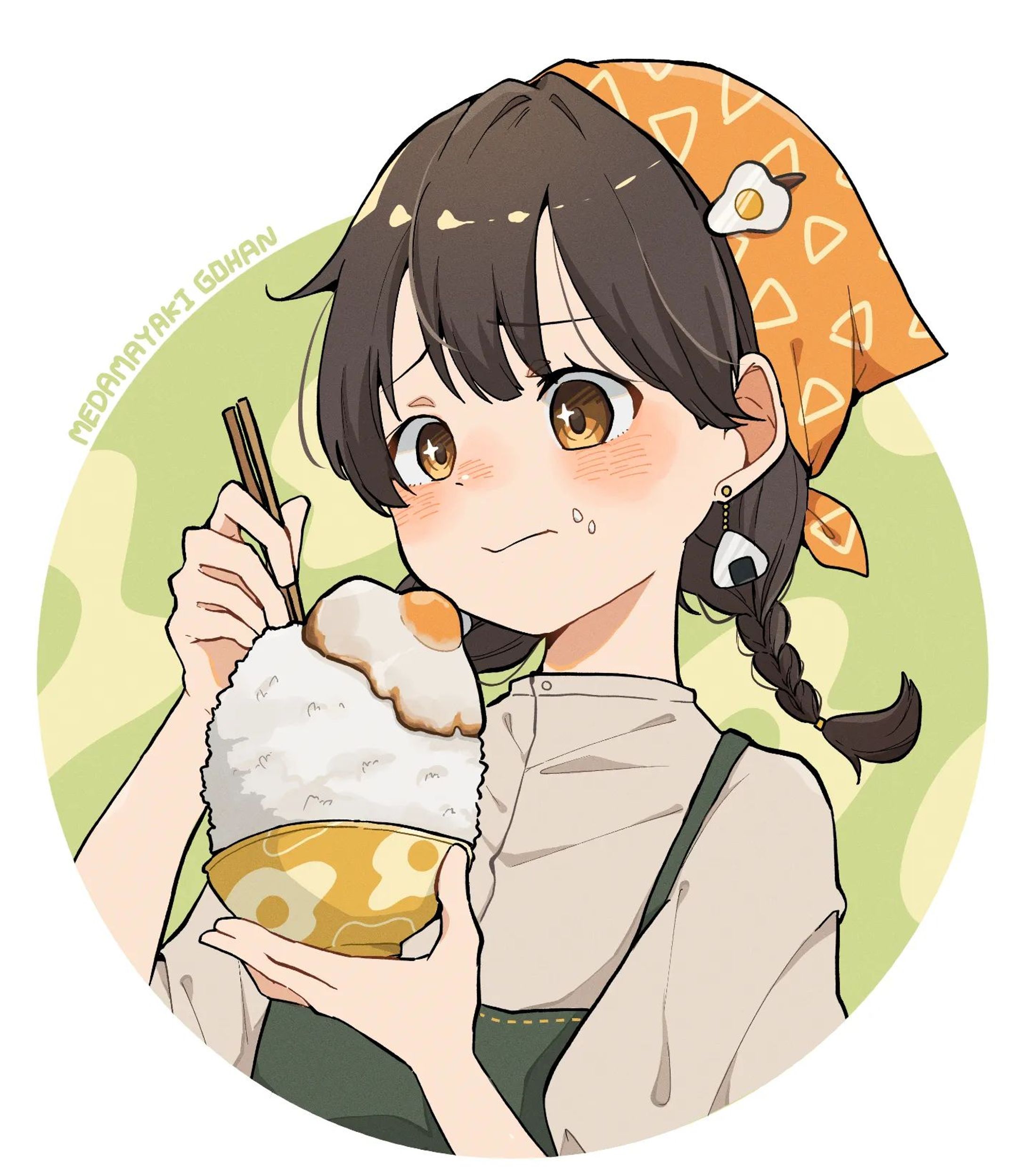 目玉焼きごはん🍳
#art #artworks #draw #drawing #illustration #絵 #イラスト #創作 #oc #originalcharacter-1