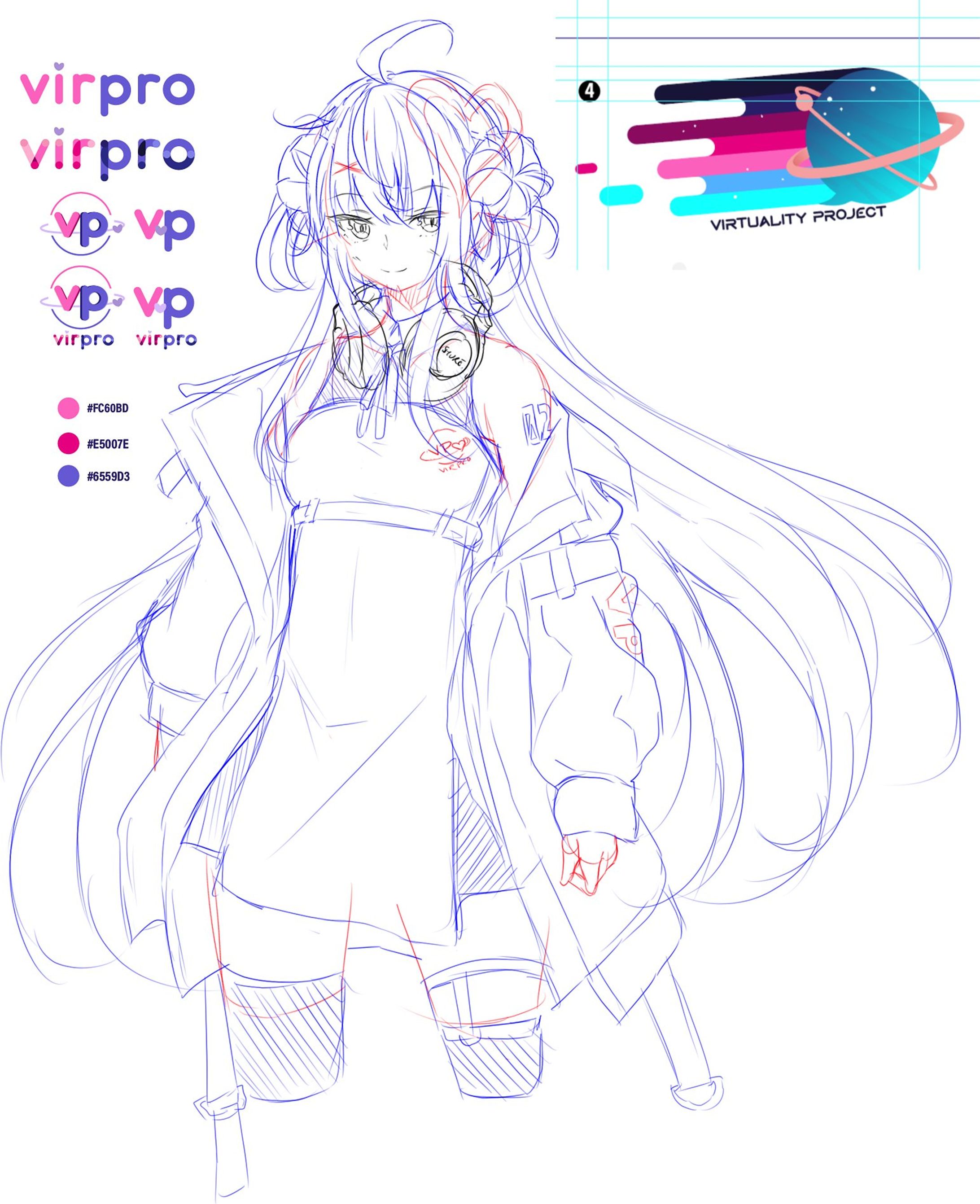 VP-Chan* - Character Design-1