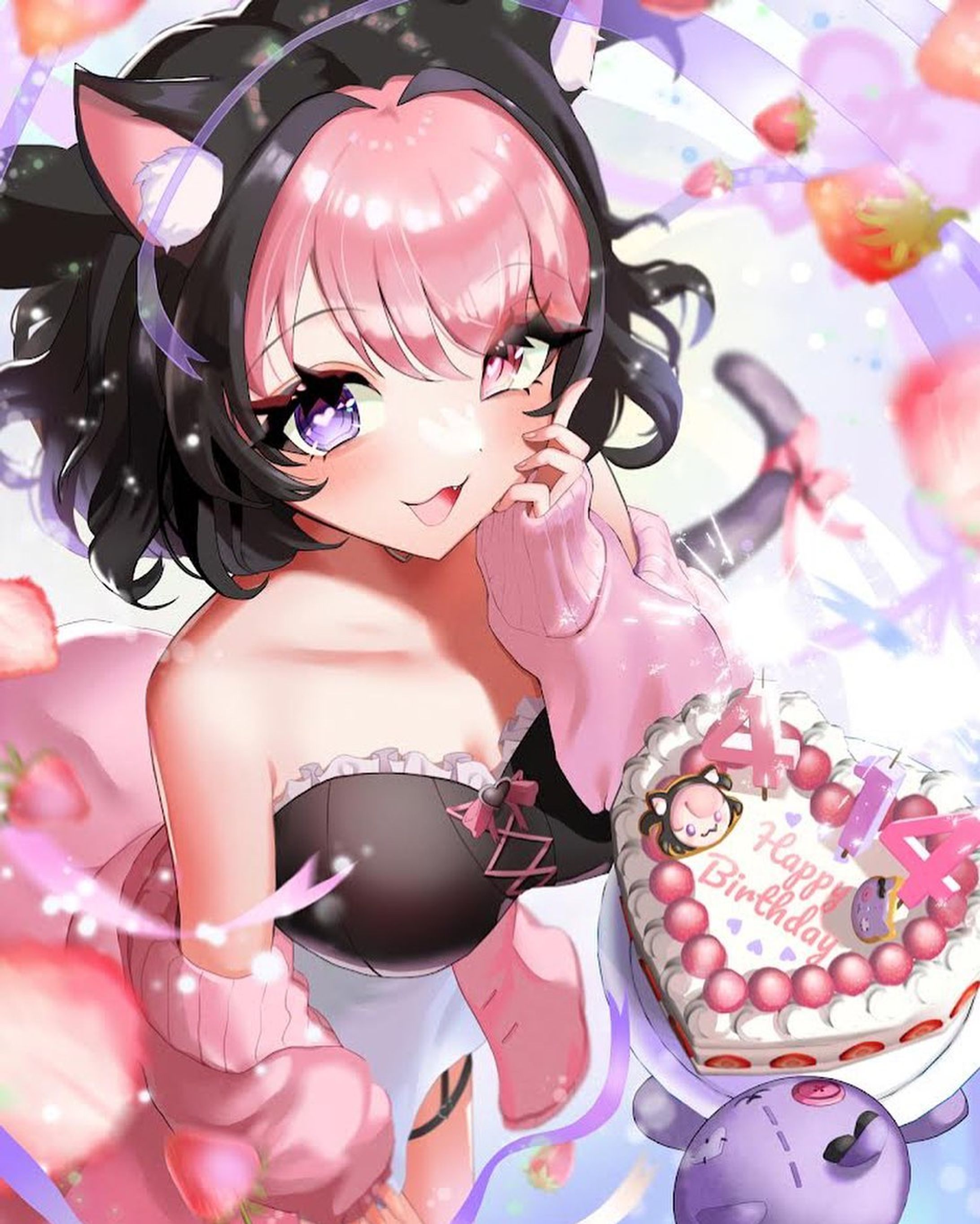 HAPPY BIRTHDAY STRAWB˚ʚ♡ɞ˚

I wish you a wonderful day and many blessings for the year ahead!🎂♥️🍓-1