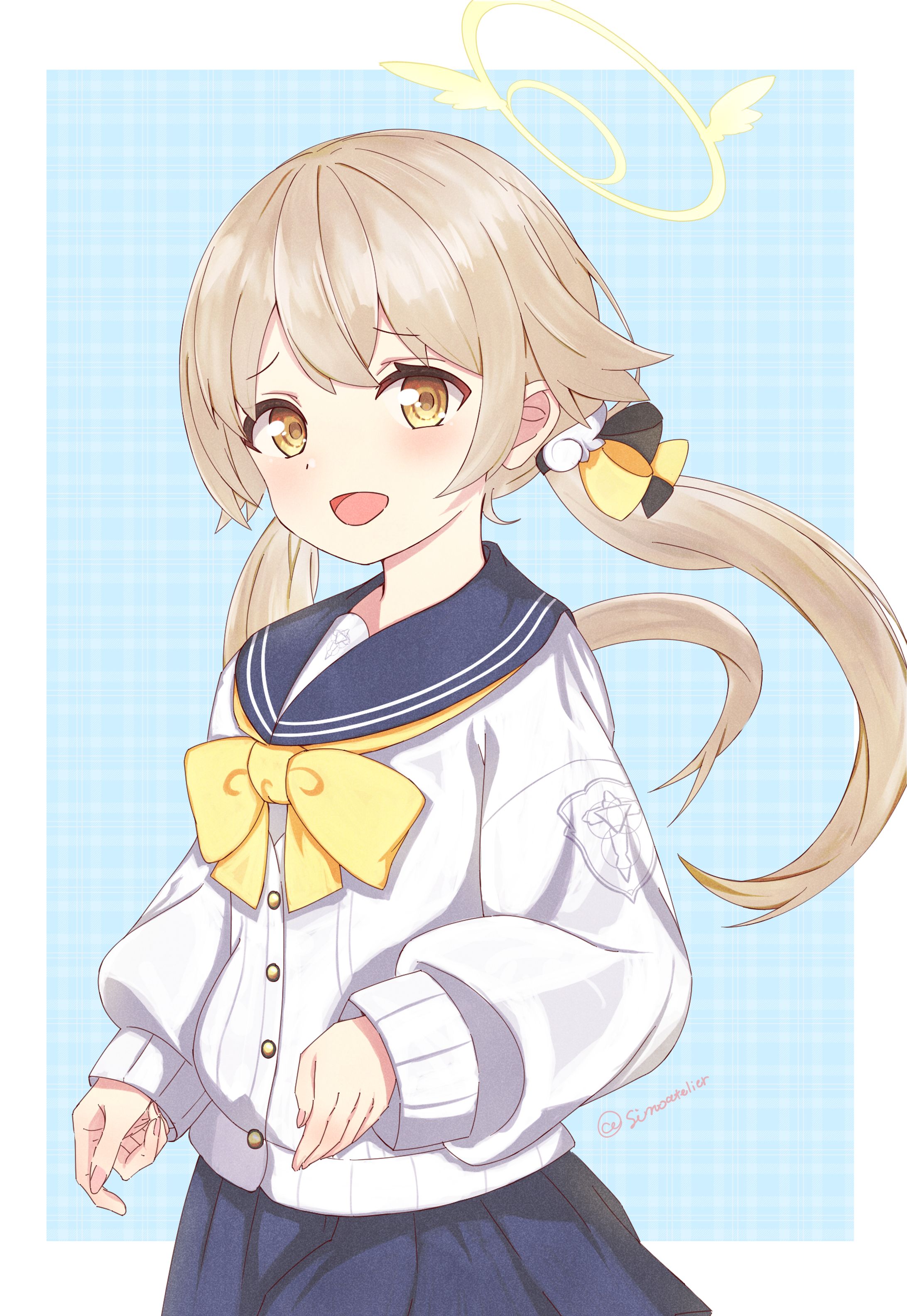 ブルアカ×阿慈谷ヒフミちゃん-1