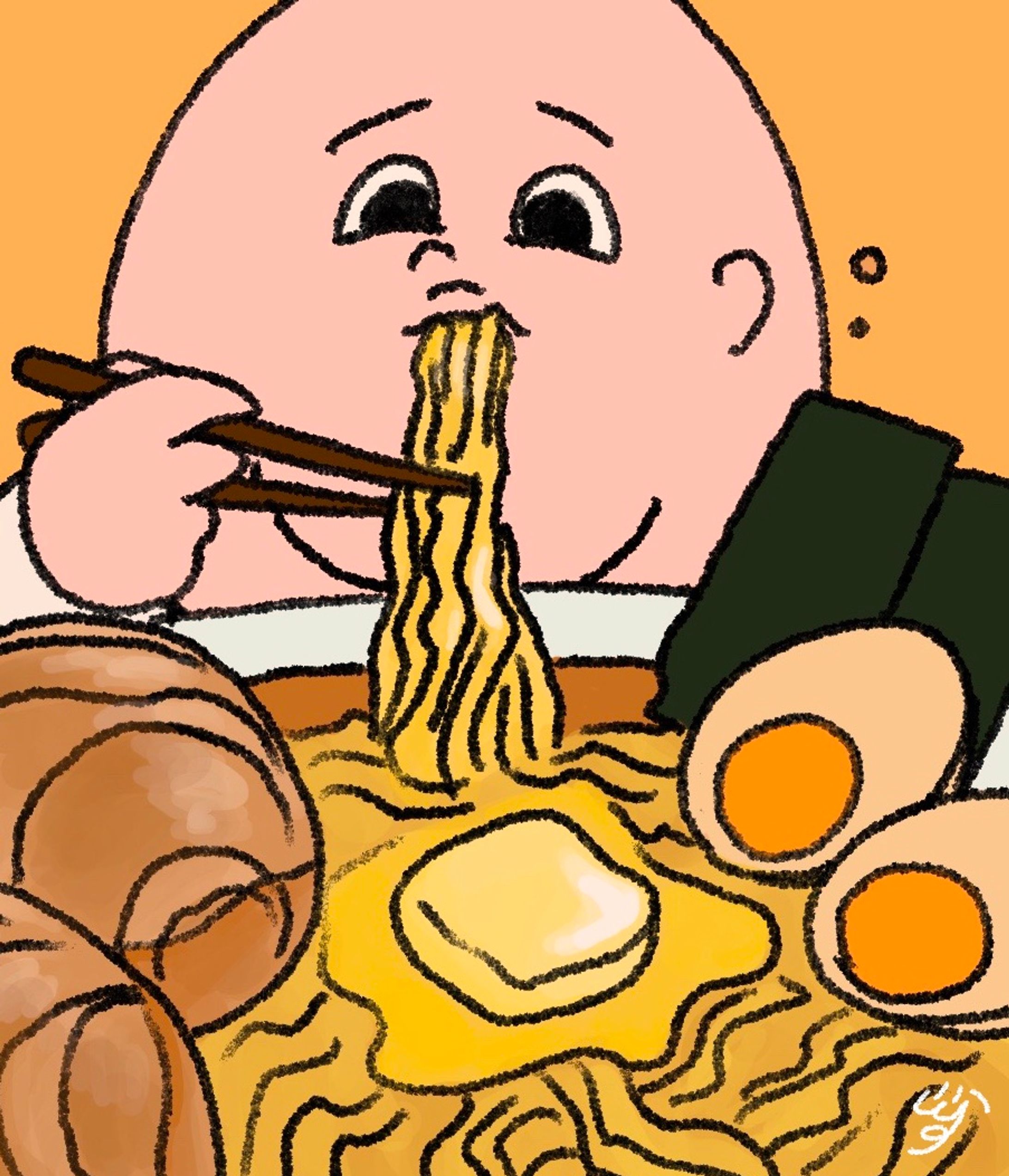 【たまにはたっぷりラーメン！】

せわしない日常にちょうどよいほのぼのを。
ほのぼの＆クセになるシュールなおじさんの世界にようこそ！
フォローしてあそびに来てね！いつでも大歓迎だよ♪

作者：伊藤ゆかり
フリーのアニメクリエイター。
ほのぼの×ゆるかわいい×クセになるイラストを描いています。
シュールなおじさんのオリジナルアニメはTikTokフォロワー10万人突破。
その他、コラボアニメなども制作。
お仕事のお問い合わせはDMまで！イラスト・アニメ・PR動画制作など♪

#イラストグラム #シュールなおじさん #ゆるいイラスト #1日１絵
#ゆるかわイラスト #ほのぼの #かわいいイラスト #シュールなイラスト
#tiktok #デザイン #デジタルイラスト #カートゥーン
#ほっこり  #オリジナルイラスト #オリジナル

#art #artist #digitalillustration
#digitalpainting #character #illustrationartists
#cute #originalartwork #cuteart
#procreateart #artgram #catsofinstagram-1