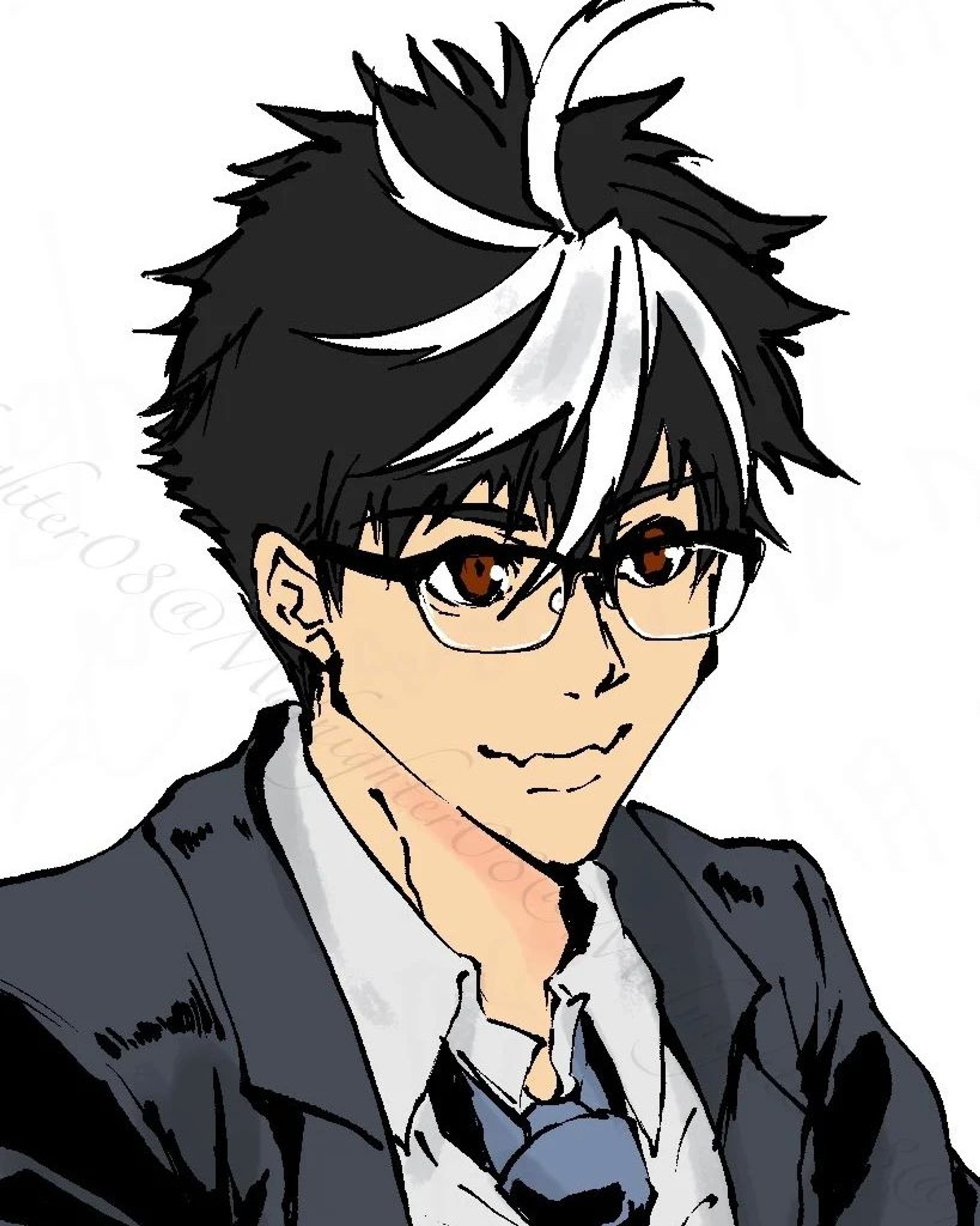 #orginalcharacter #オリジナルキャラクター #表情差分 #創作男子 #originalcharacterart-1