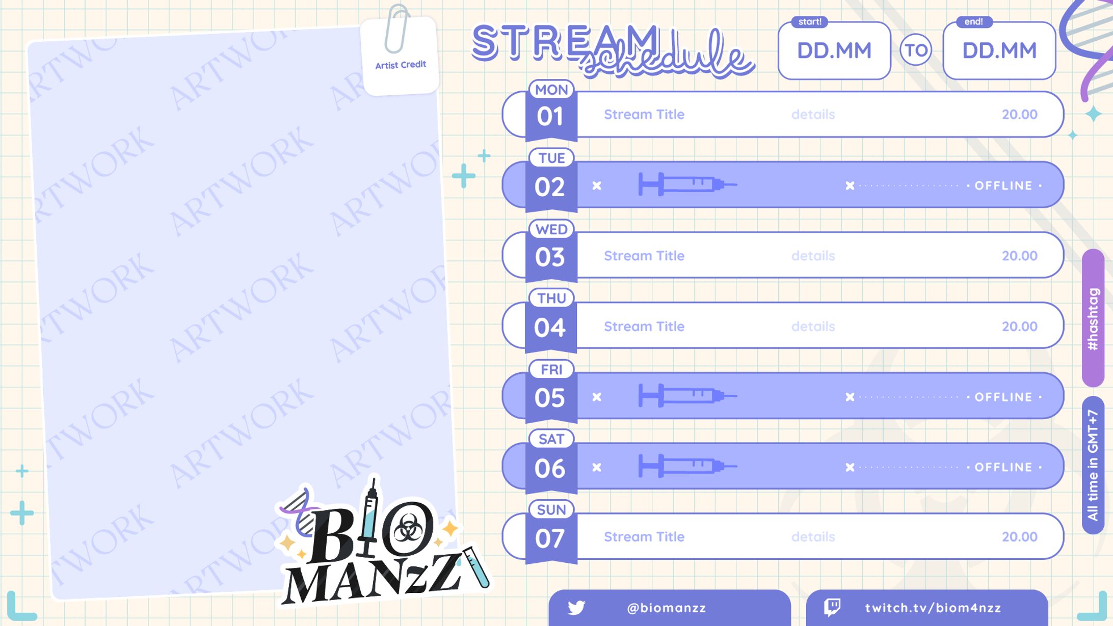 Biomanz Stream Schedule-1
