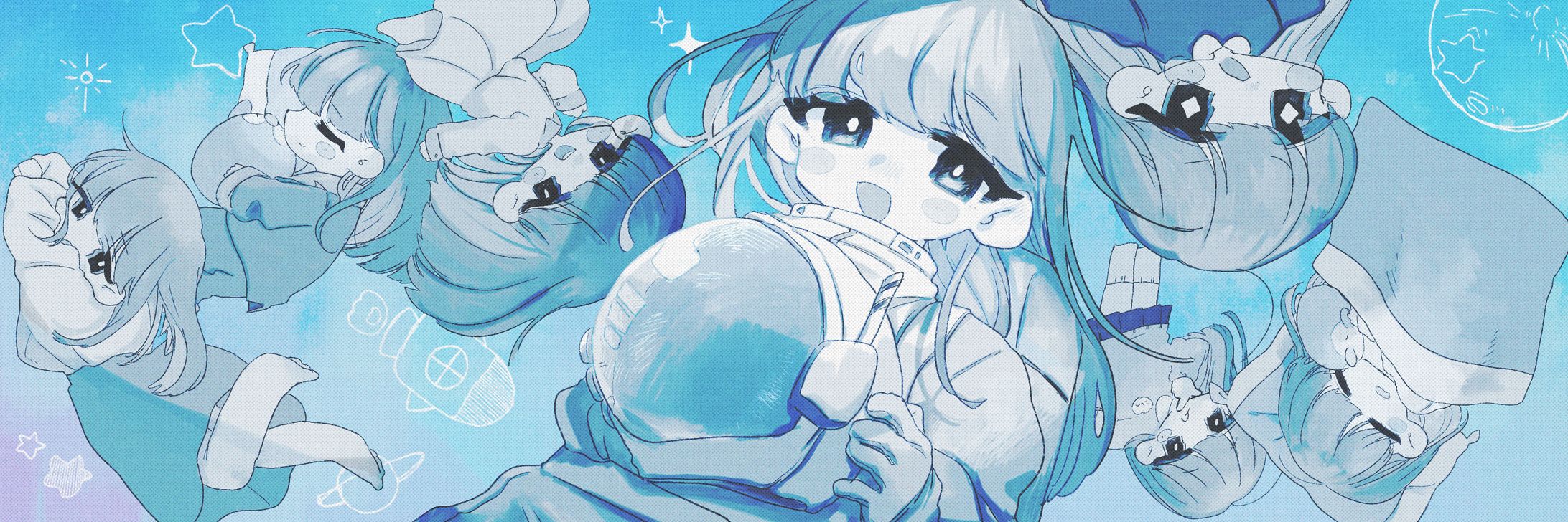 【Works】越乃奏さん ヘッダーイラスト-1
