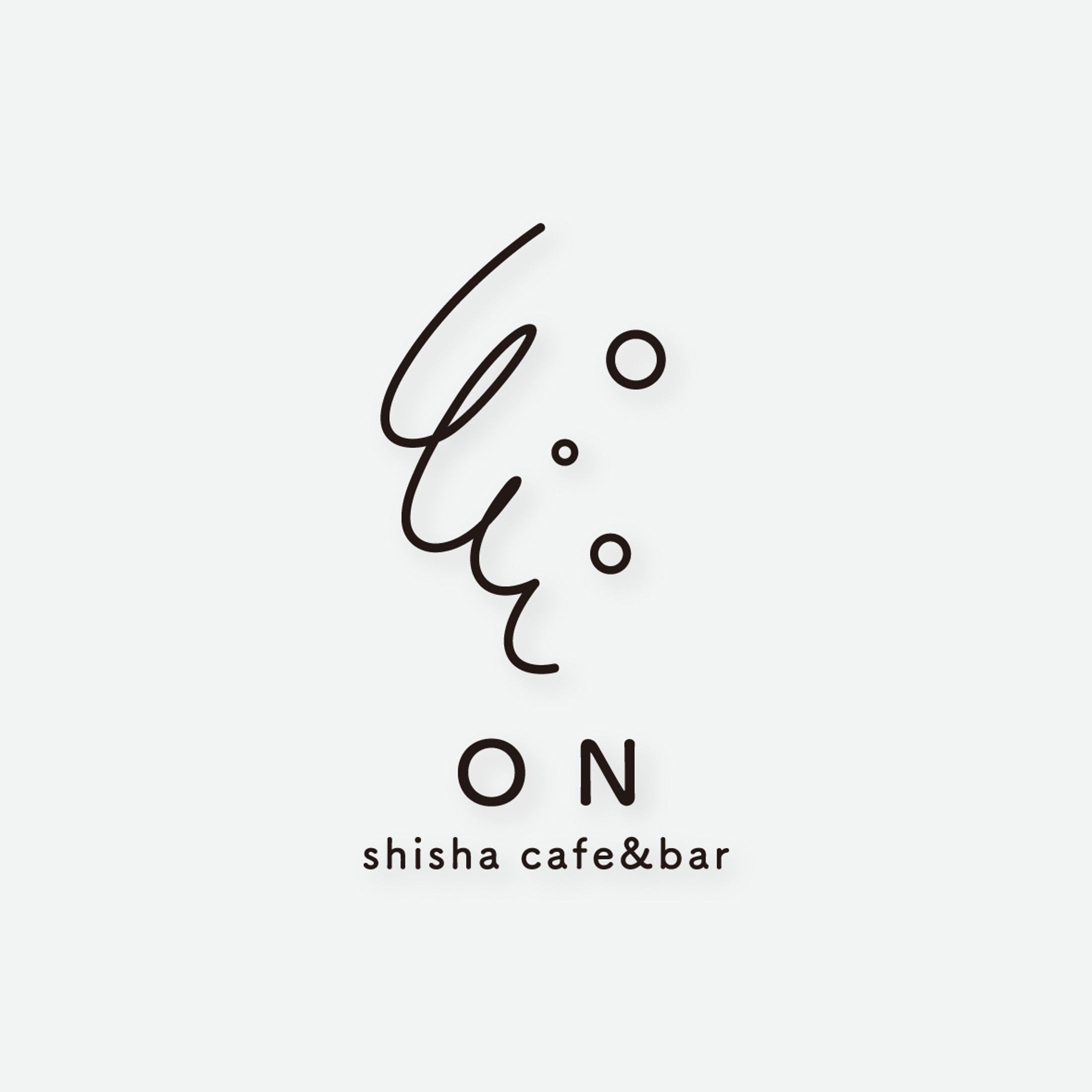 [WORK] シーシャカフェ&バー ON 様 ロゴデザイン-1