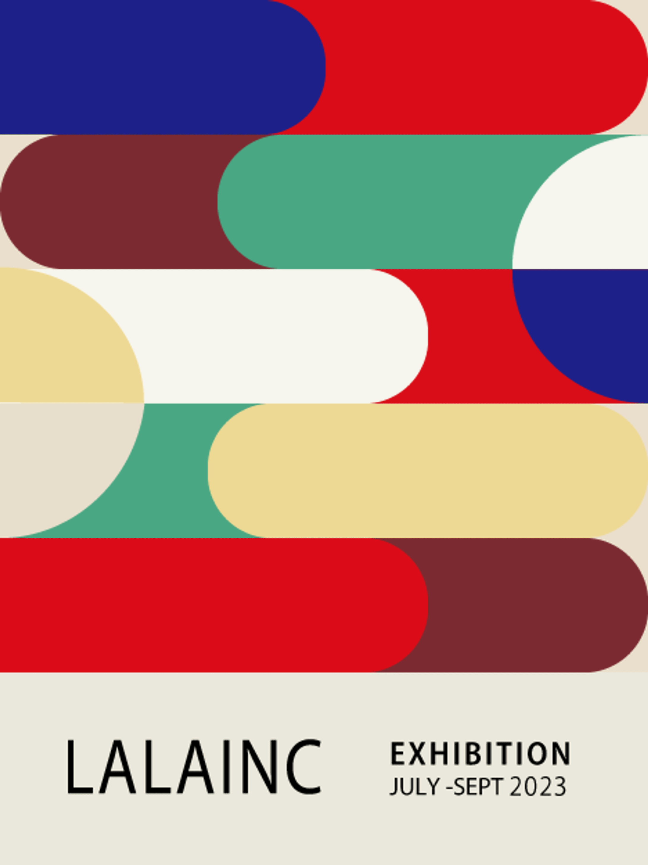LALAINC EXHIBITION INVITATION デザイン-1
