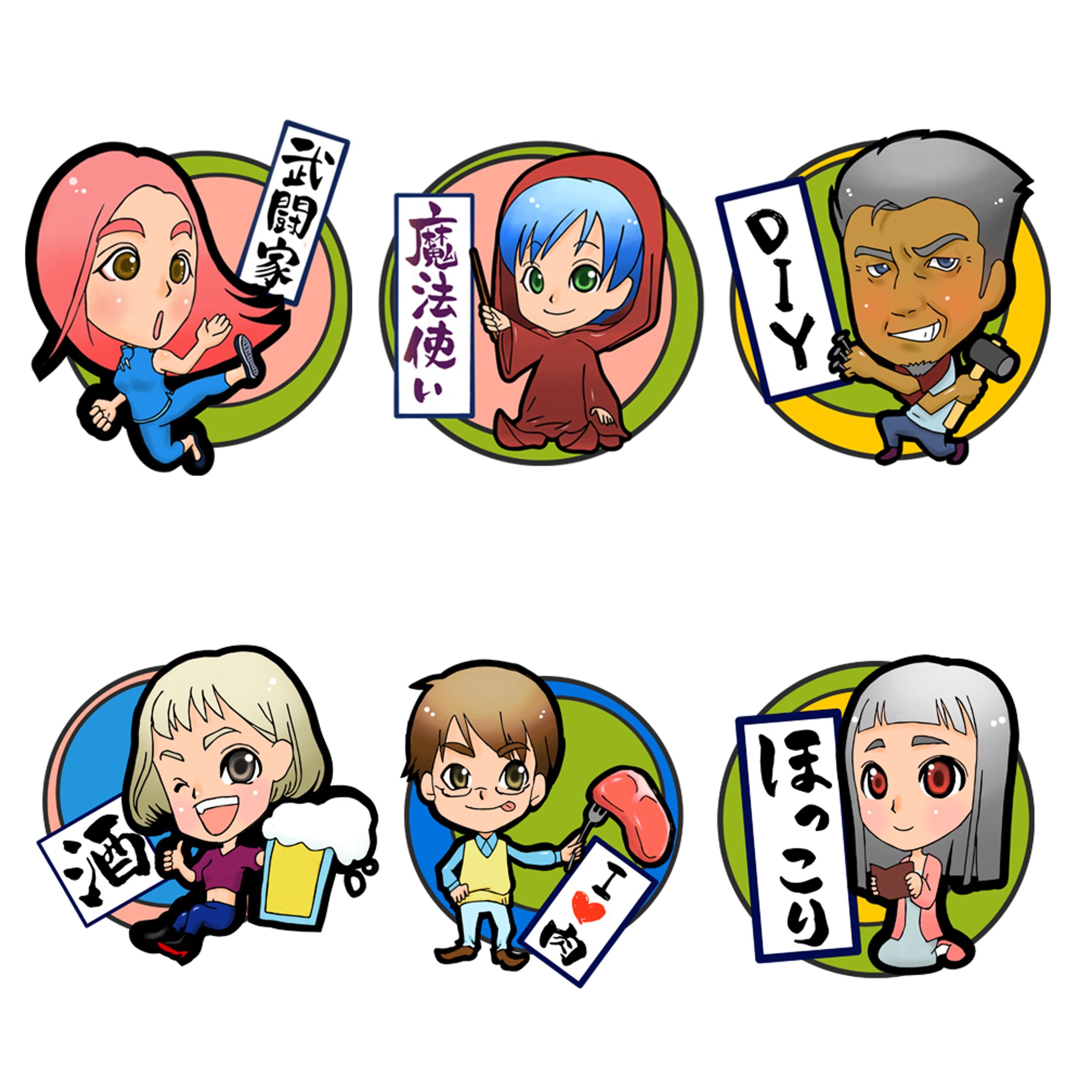 SDキャラのイラスト-1