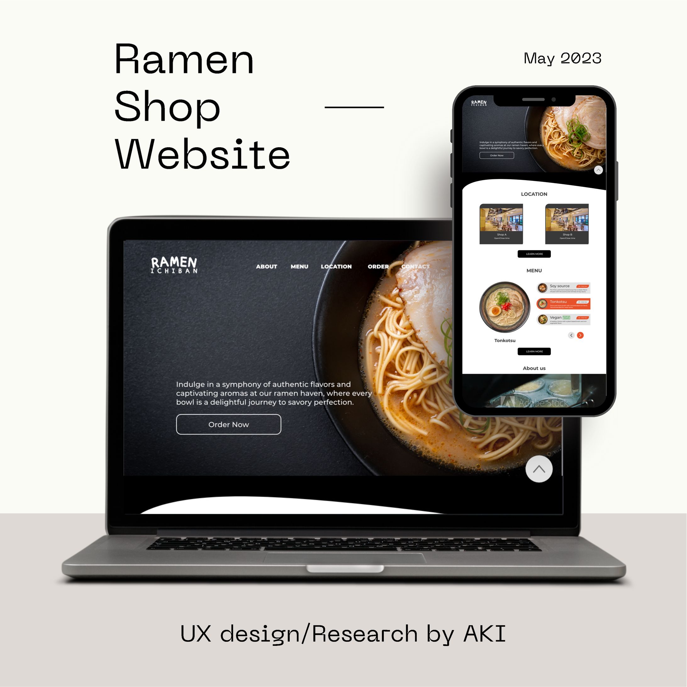 Ramen Shop Website -1
