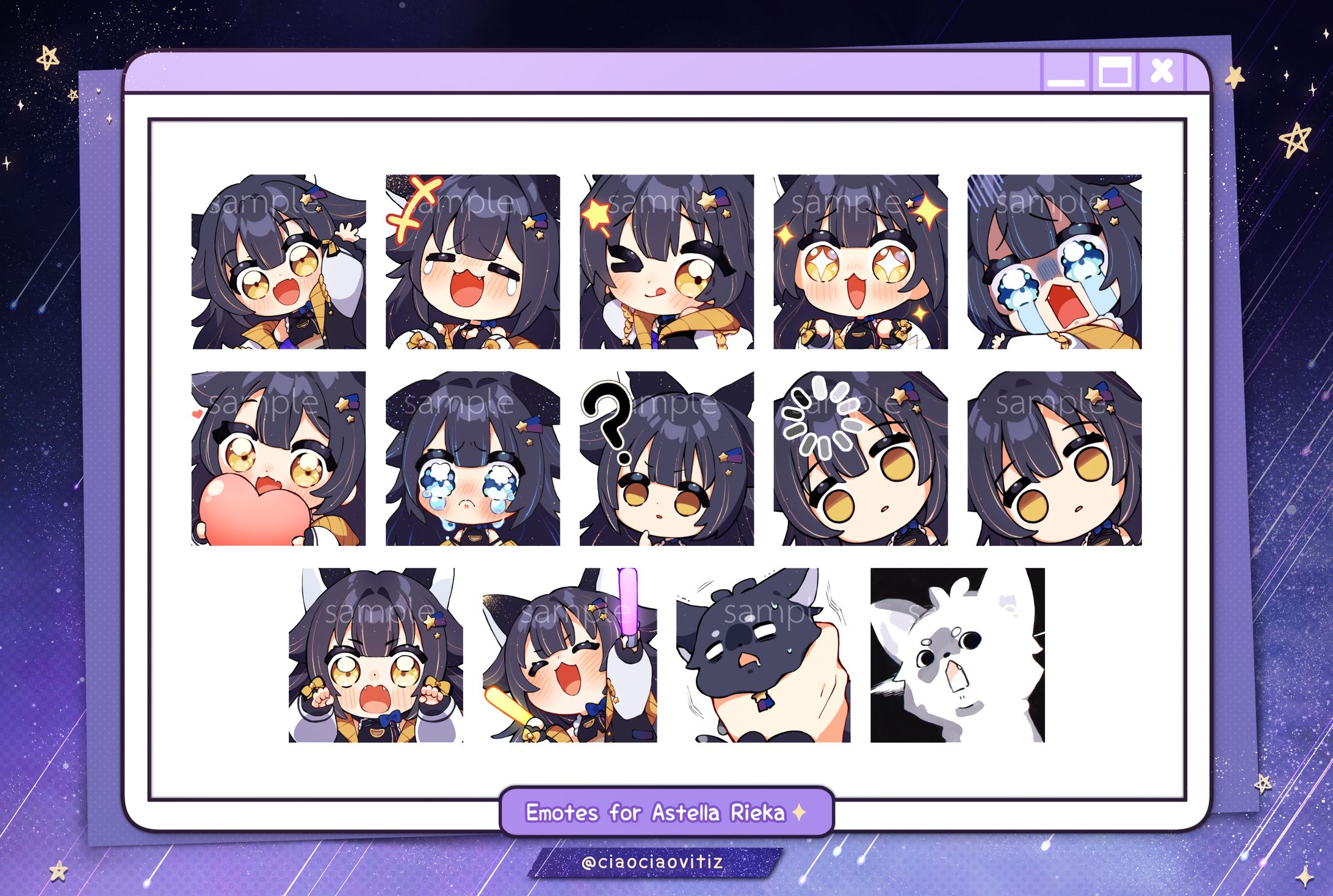 Emotes for Astella Rieka-1
