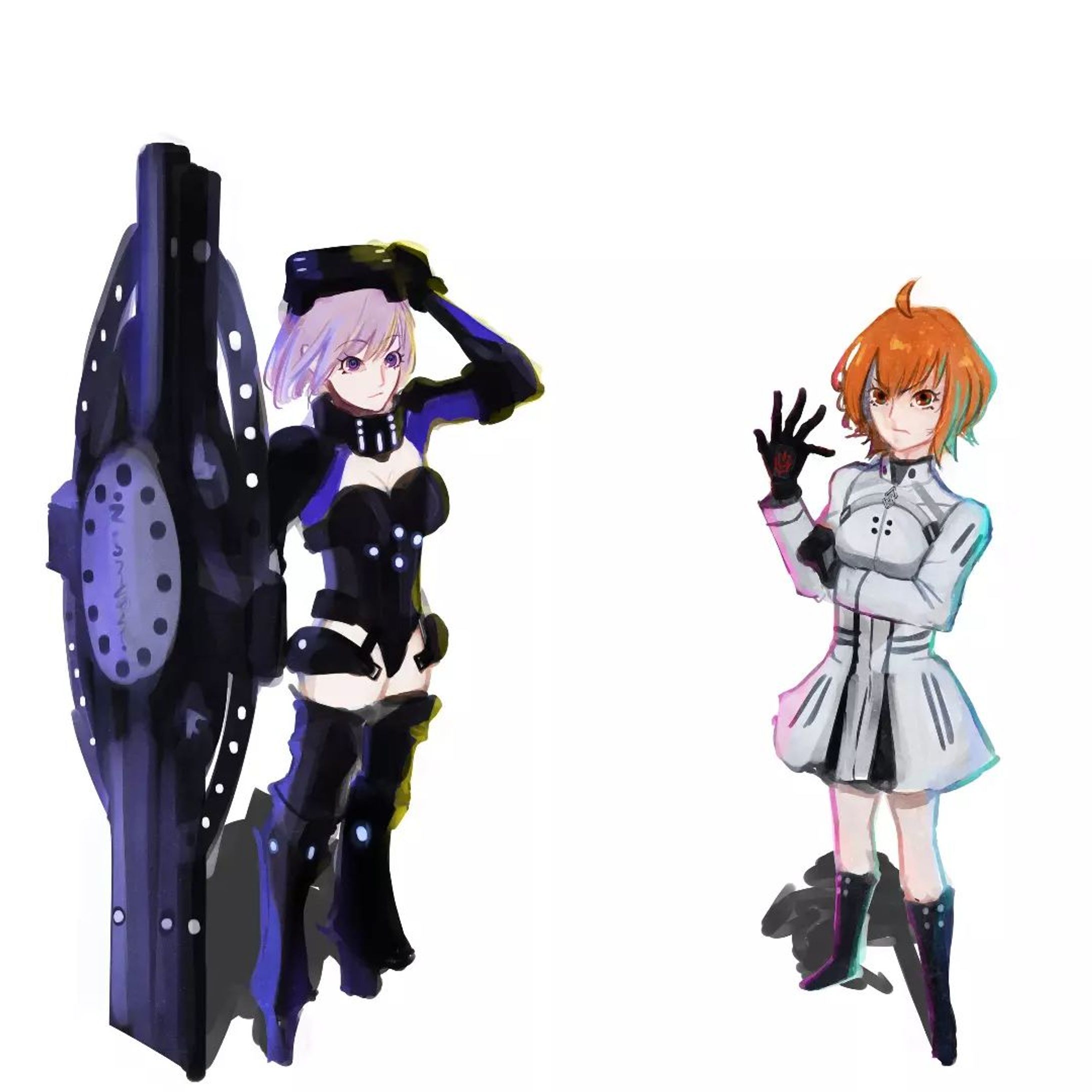 【未開封】FGO 復刻 ぐだ子【703b】 Fate/Grand Order マシュとぐだ子 副作用からだんだん復活してきました