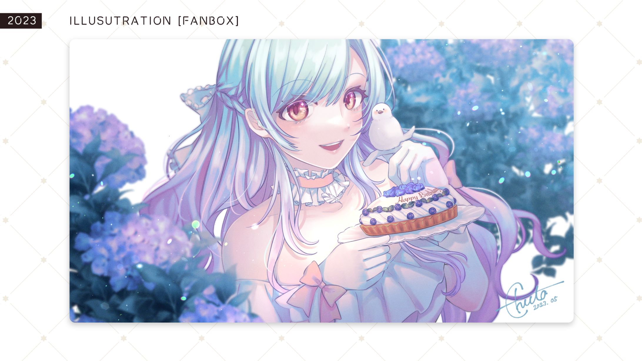 [FANBOXリクエストイラスト] 羽舞クラリス様 [2023/05]-1