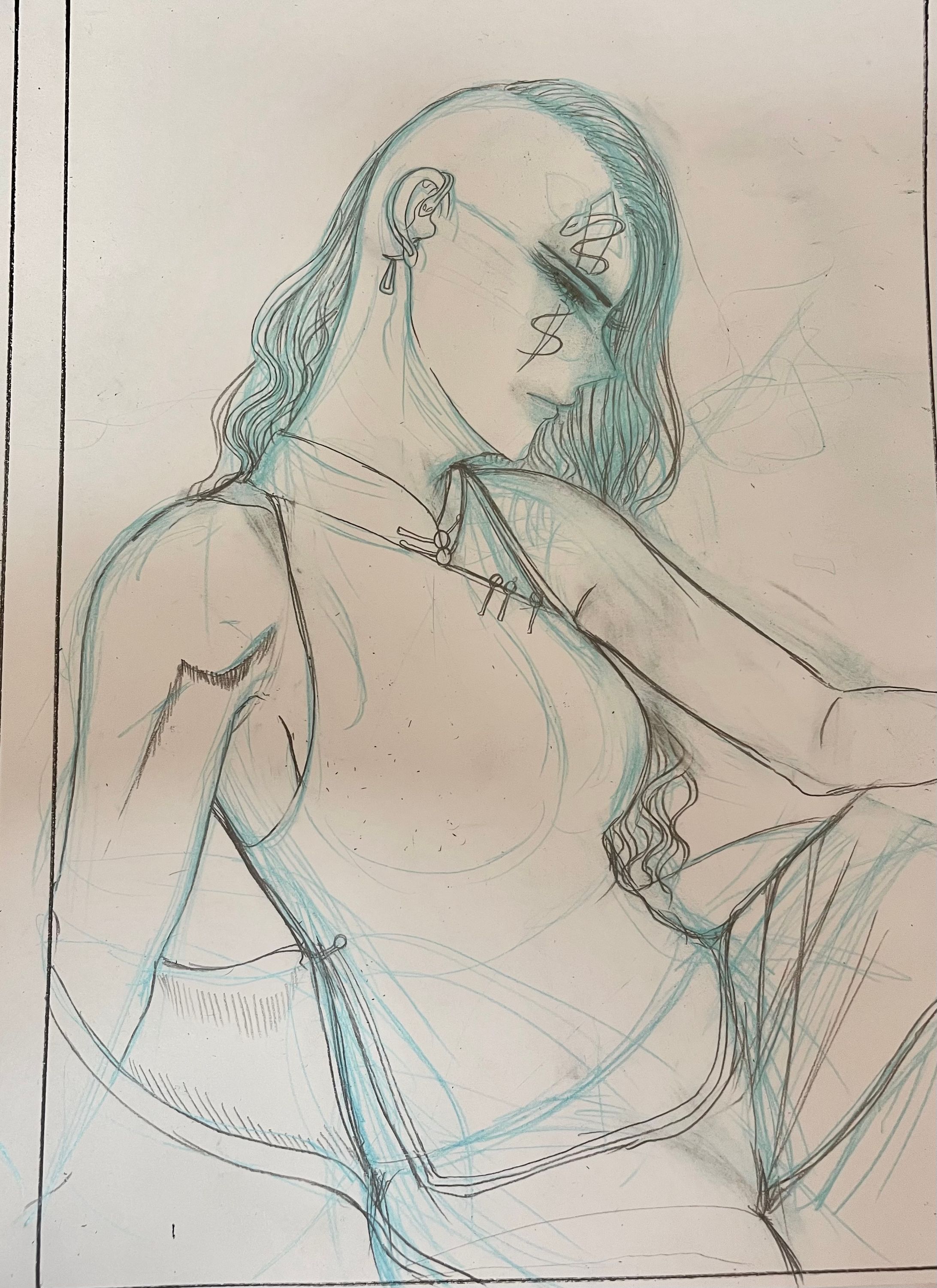 制作過程 線画-1