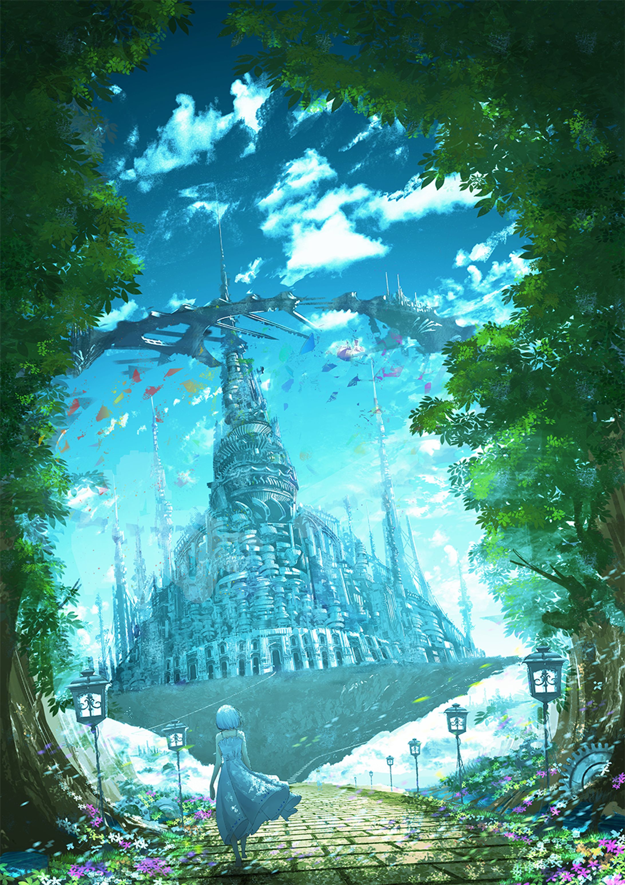 「Arcadia」CD KVイラスト-1
