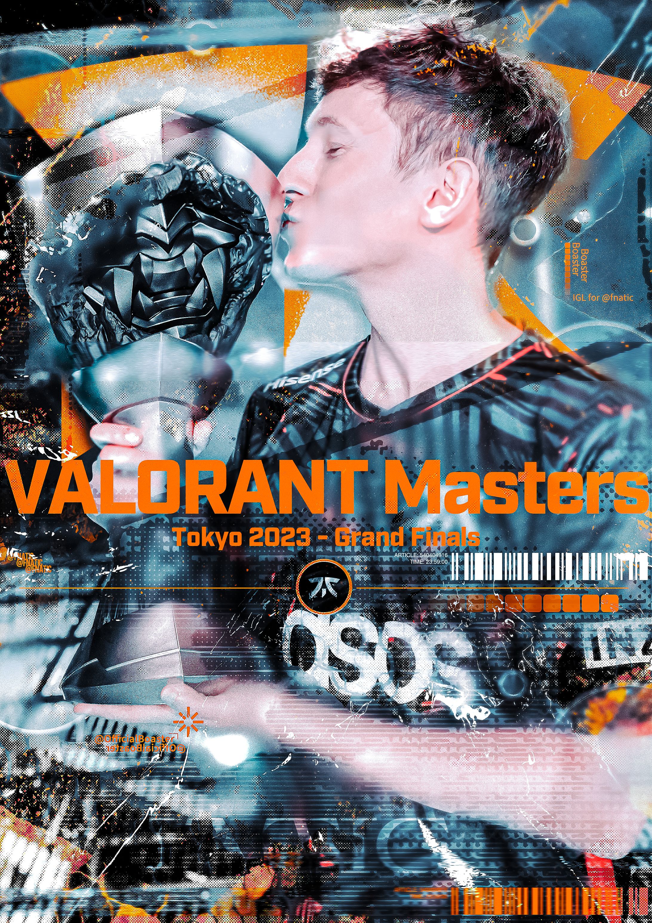 FNATIC Masters Tokyo2023 poster FAN ART-1