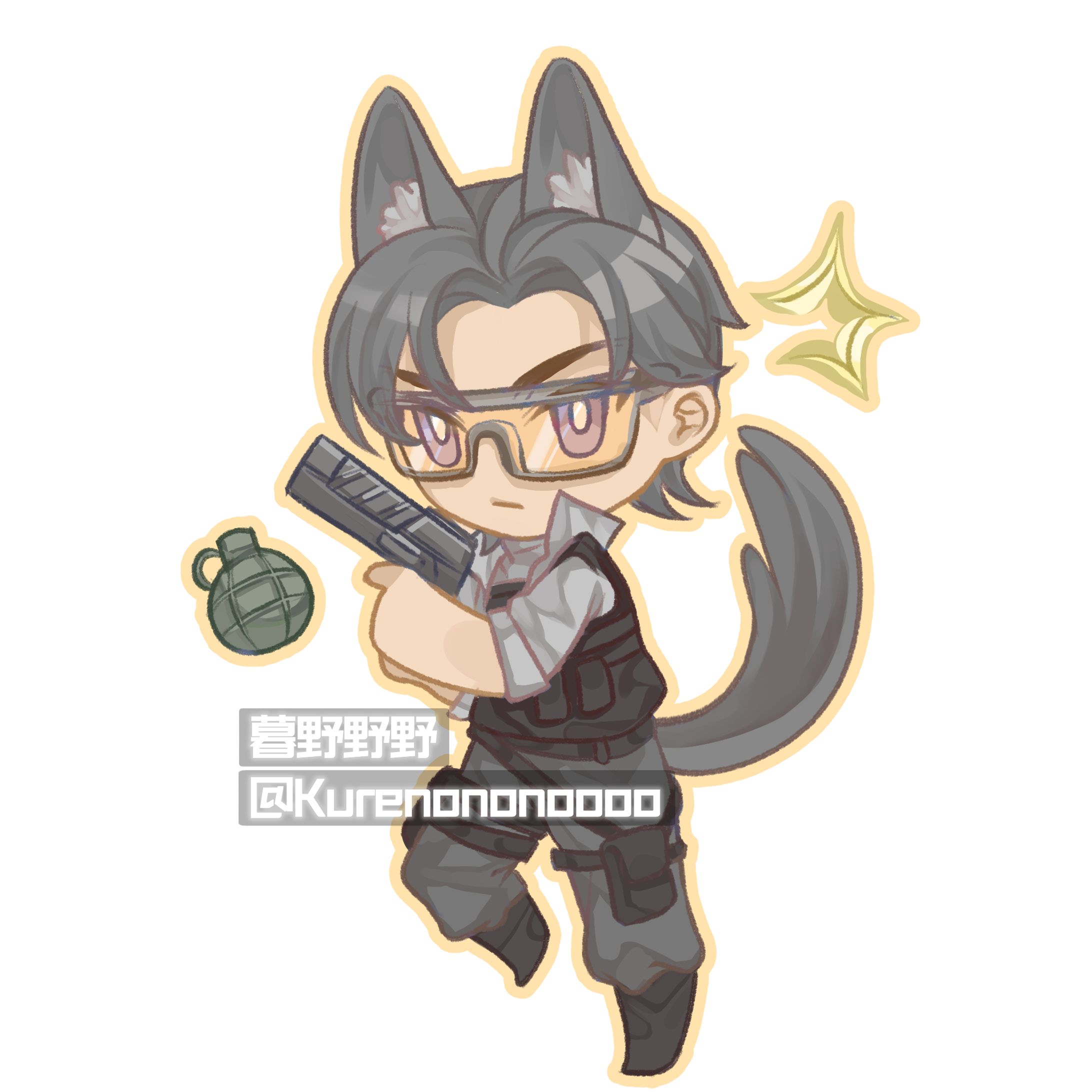 Chibi character Illustration-1