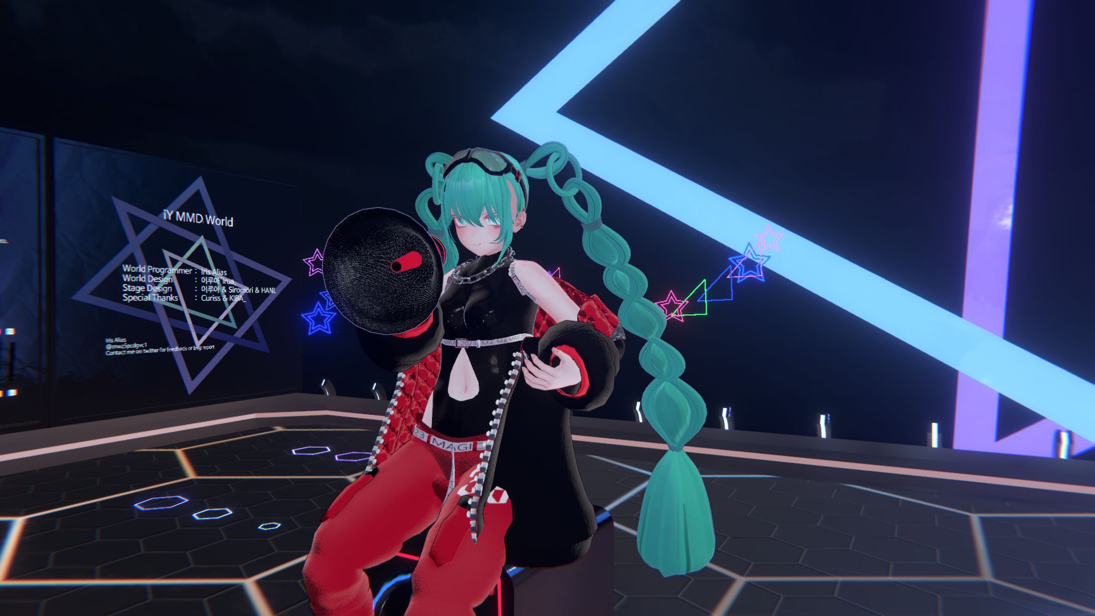 マジカルミライ2023衣装改変モデリング-1