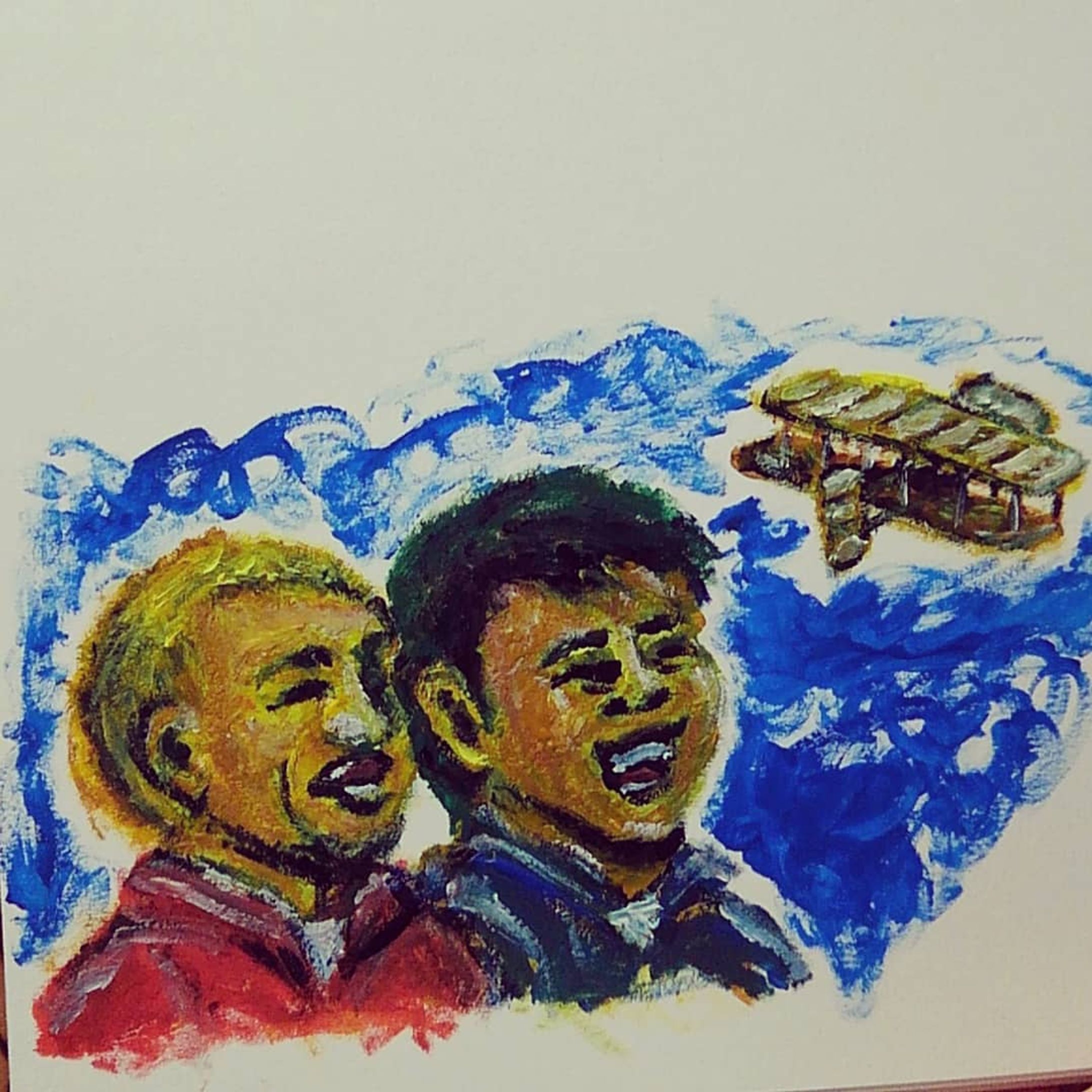 #昨日は #飛行機の日
#wrightbrothers
#ライト兄弟
#ダウンタウン
#似顔絵
#空に憧れて
◆
#今日は何の日
#whatistoday
#drawing #art 
#illustration
#一日一絵
#一発描き 
#下書きなし
#ctrlzの効かない世界-1