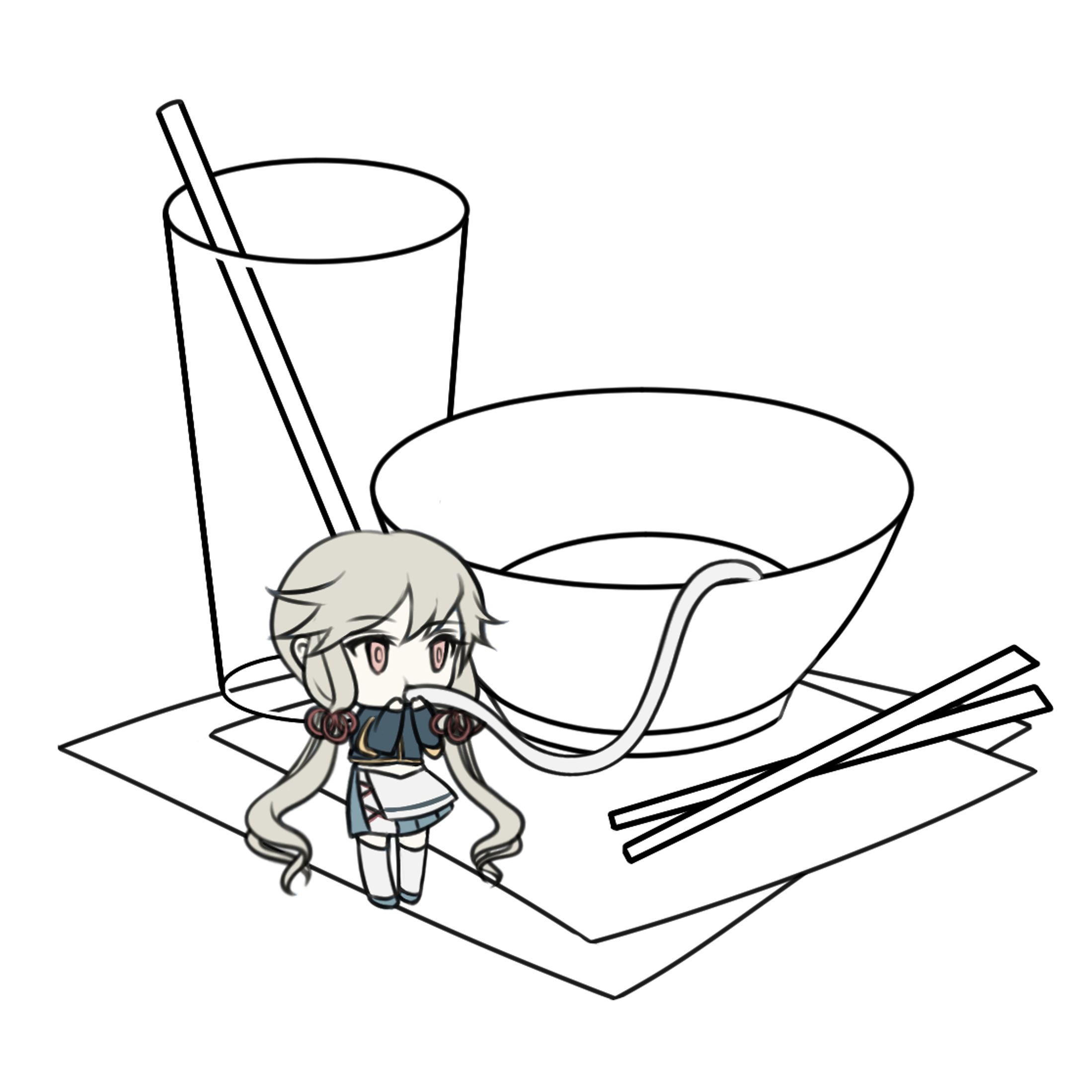 Unfinished Original Chibi Character Illustrations-1