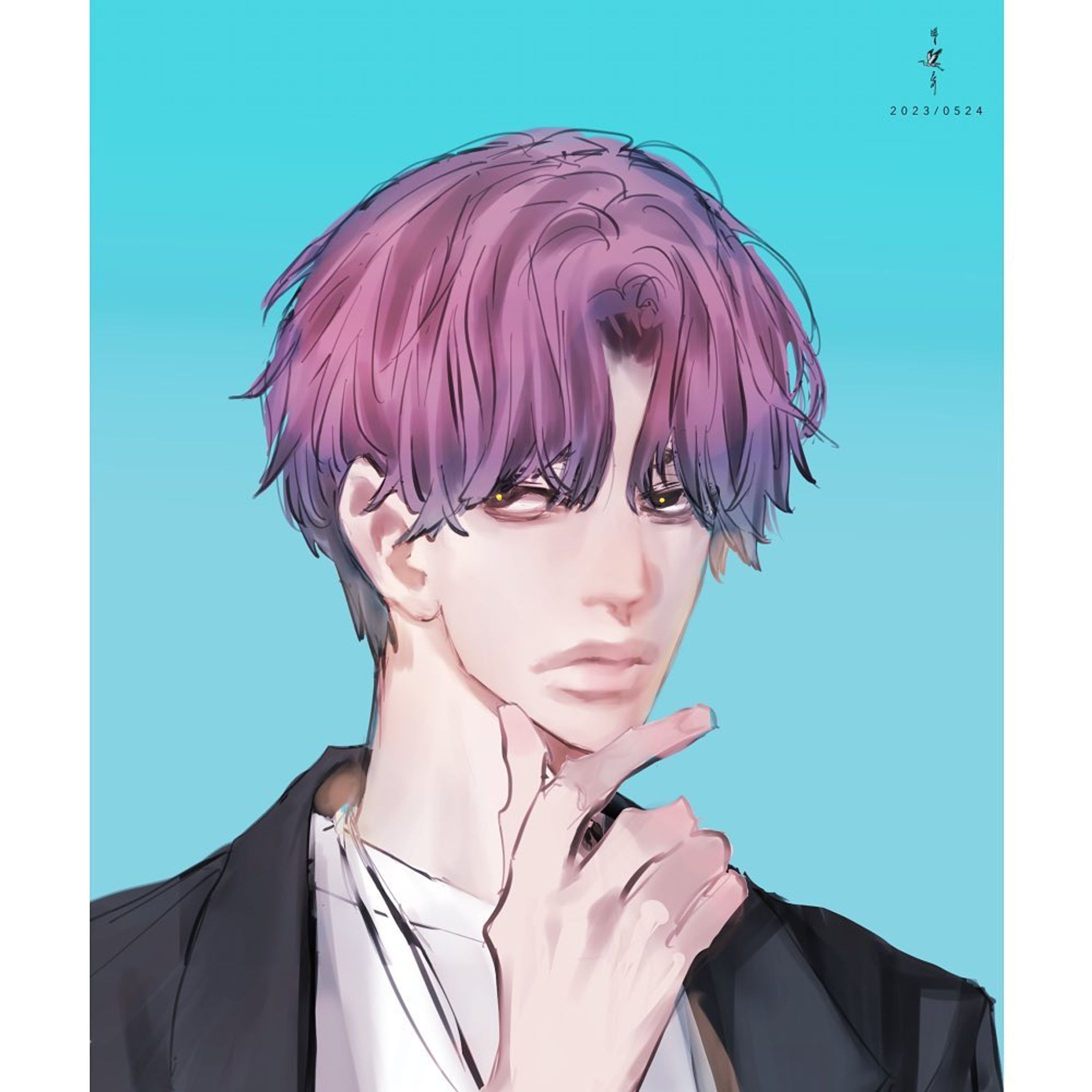 考え中🤔

#絵 #イラスト #オリジナル #漫画絵 #ピンク #水色 #男性 #顔 #表情 #人物画 #アート #illustration #digitalart #original #pink #boy-1