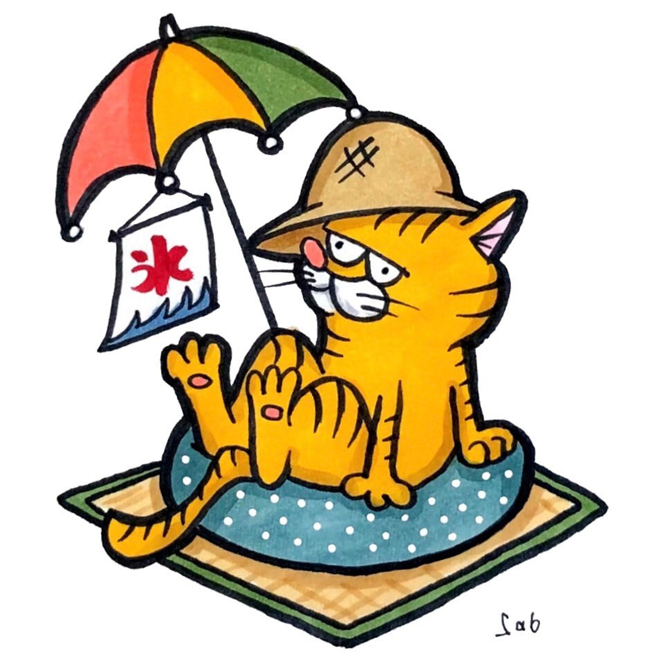 chill
#drawing  #illustration #art #artwork #cat #cartoon #イラスト #落書き #イラストレーター #絵 #アート #猫 #猫イラスト #茶トラ #茶トラ女子部 #カートゥーン #夏-1