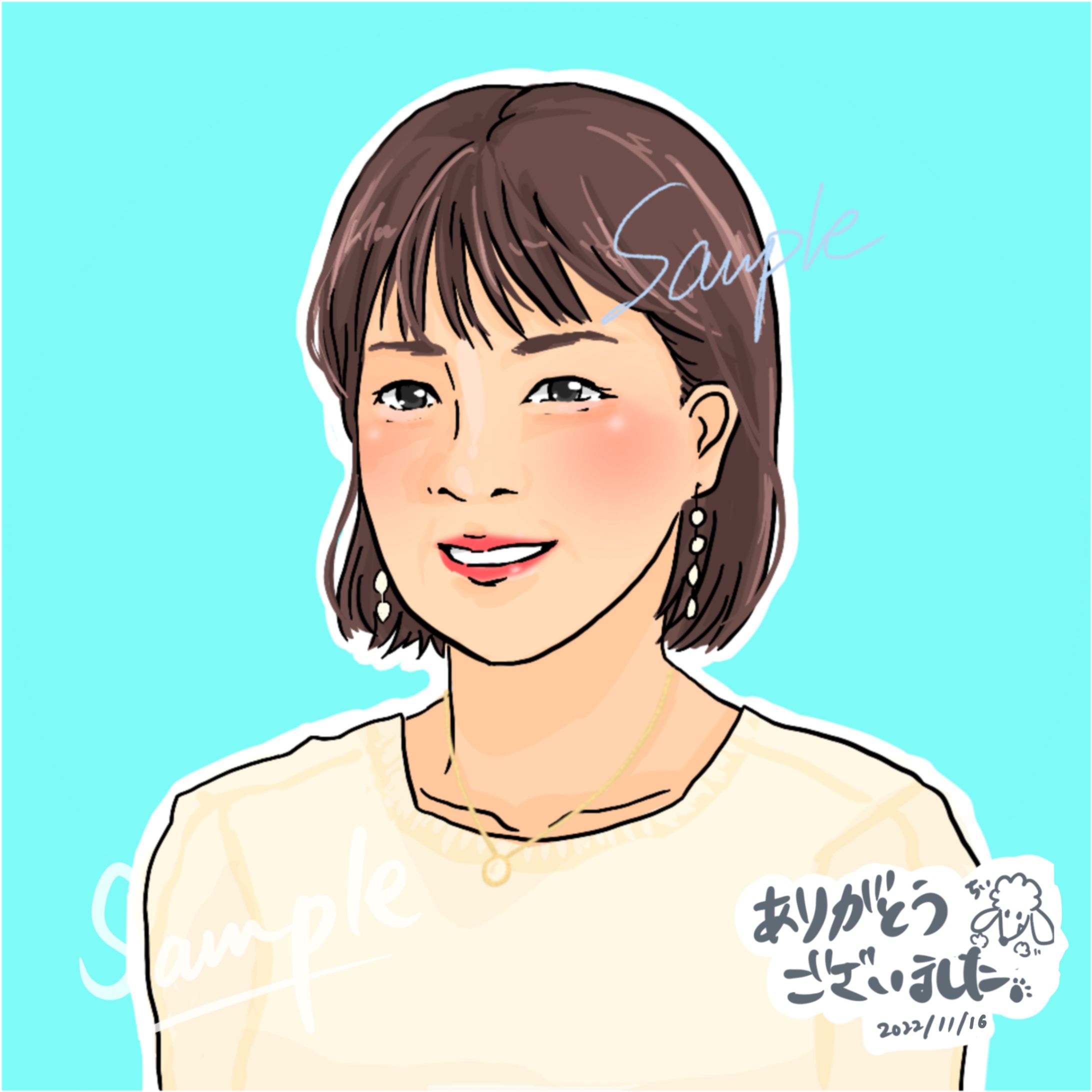 SNS用アイコン/リアル画　あいさん-1