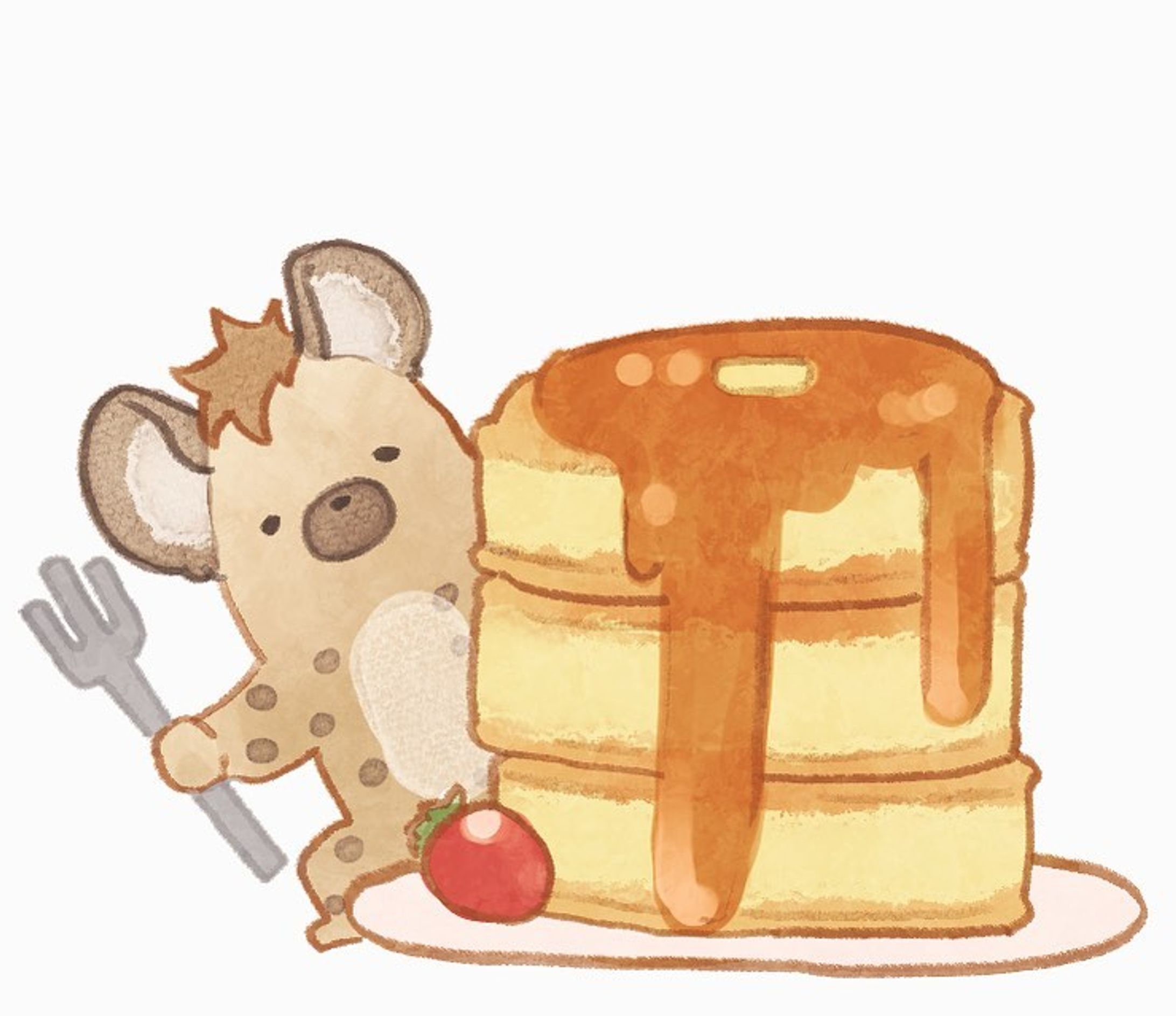 #lineスタンプ #ハイエナ #ブチハイエナ #instagram #illustration #イラスト　#イラストグラム　#いらすとぐらむ　#ゆるいイラスト　 #illust #illstration #drawing #ゆる絵　#キャラクターイラスト　#ハイエナさんの日常　#linesticker #クリエイタースタンプ　#絵描きさんと繋がりたい　#art  # artwork-1