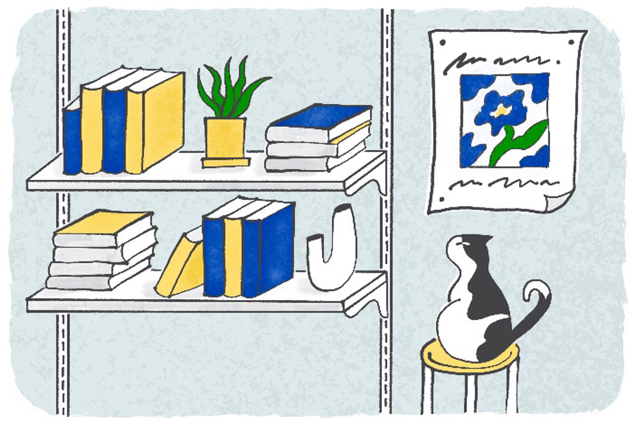 HOUSTO おうちの収納.com  特集「可動棚の疑問大解剖③④」イラスト-1