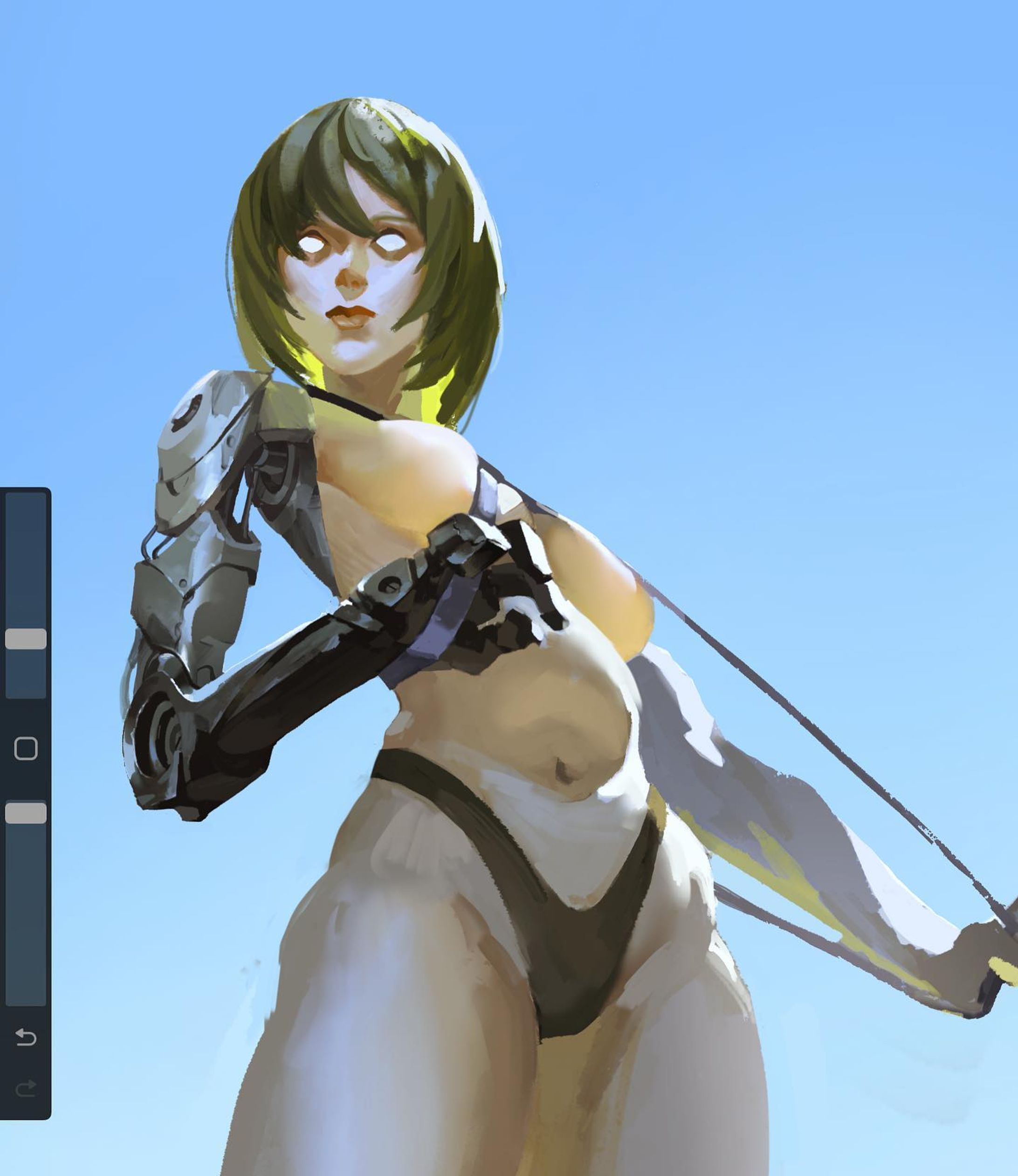 Repaint my old work
#illustration #conceptart #digitalpainting  #procreate #sketch-1