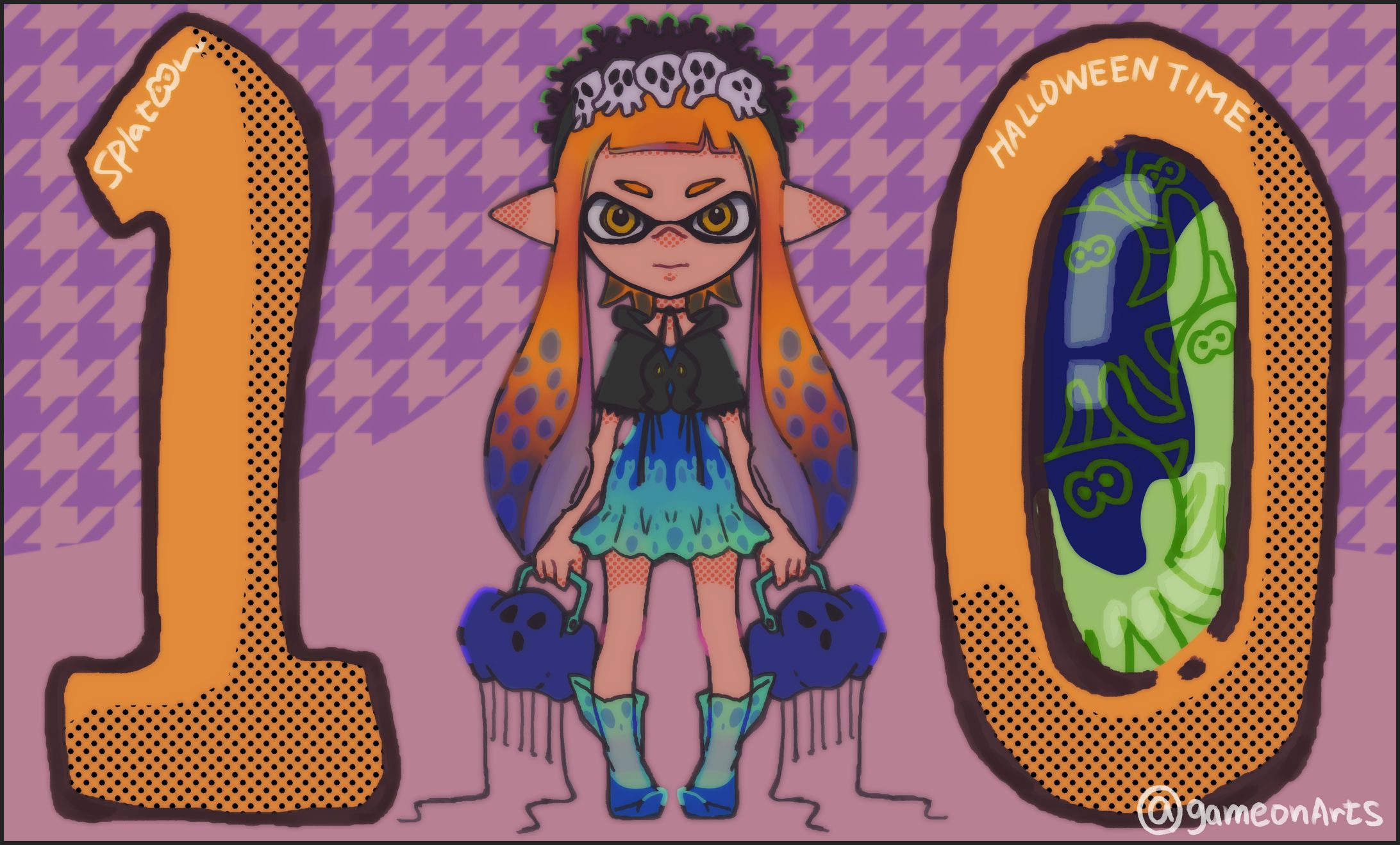 splatoon halloween fanart-1