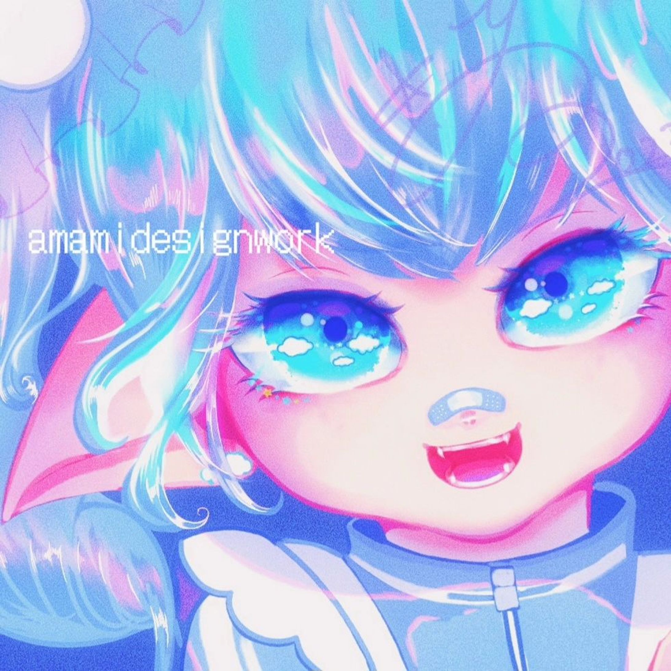 #水色界隈 #イラスト #天使界隈 #illustration-1