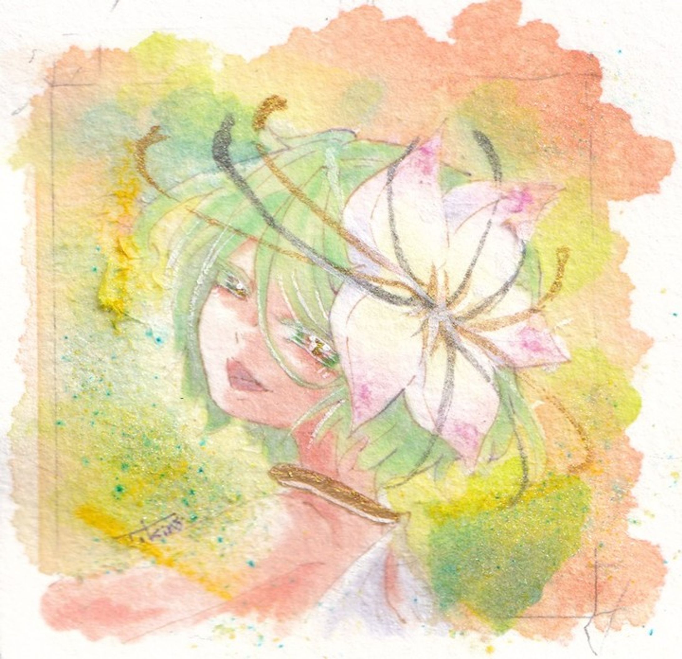 #ミニ原画 #アナログイラスト　#illustration-1